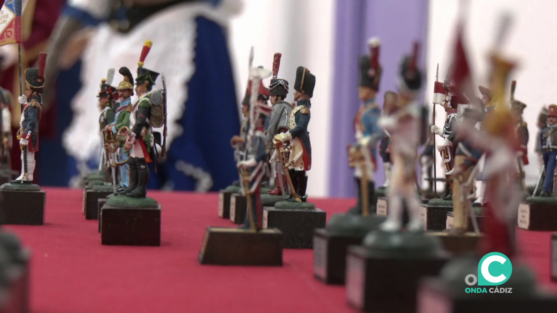 Algunos detalles de las piezas que conforman la muestra