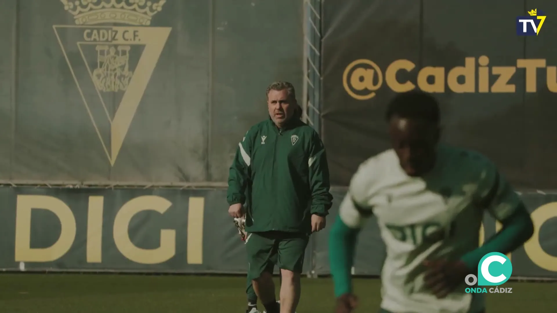 El entrenador en su estreno como responsable de la plantilla cadista