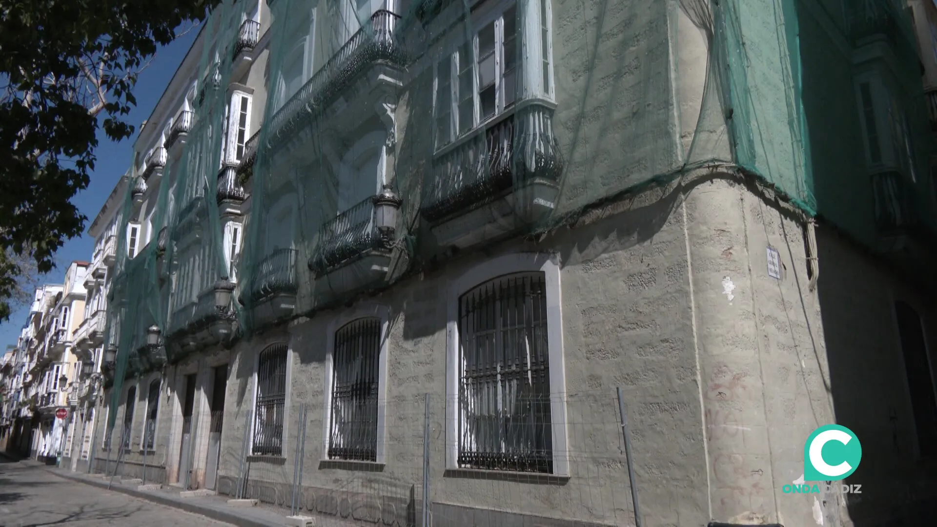 Estado actual del inmueble donde se ubicará la infraestructura sanitaria en la capital gaditana