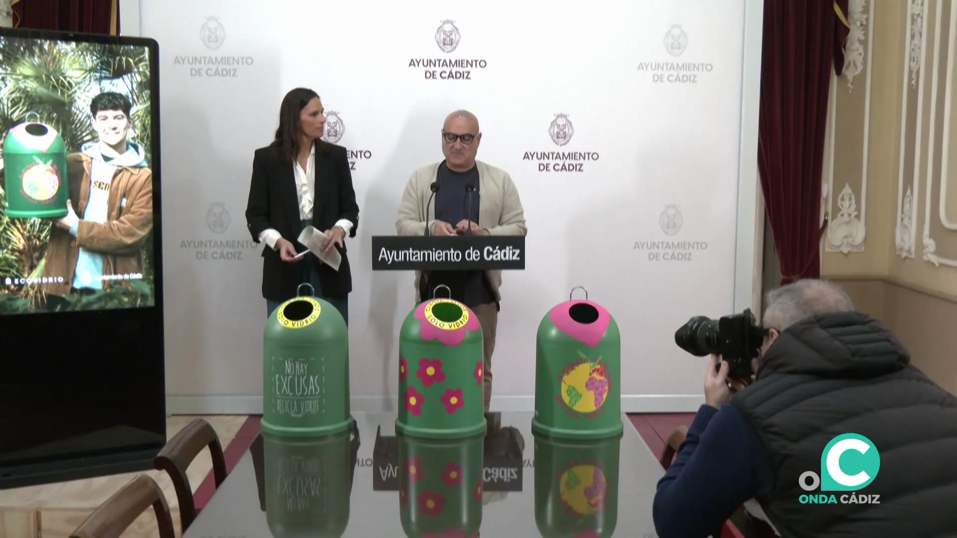 Rueda de prensa en el que se han valorado las cifras este miércoles en el Ayuntamiento