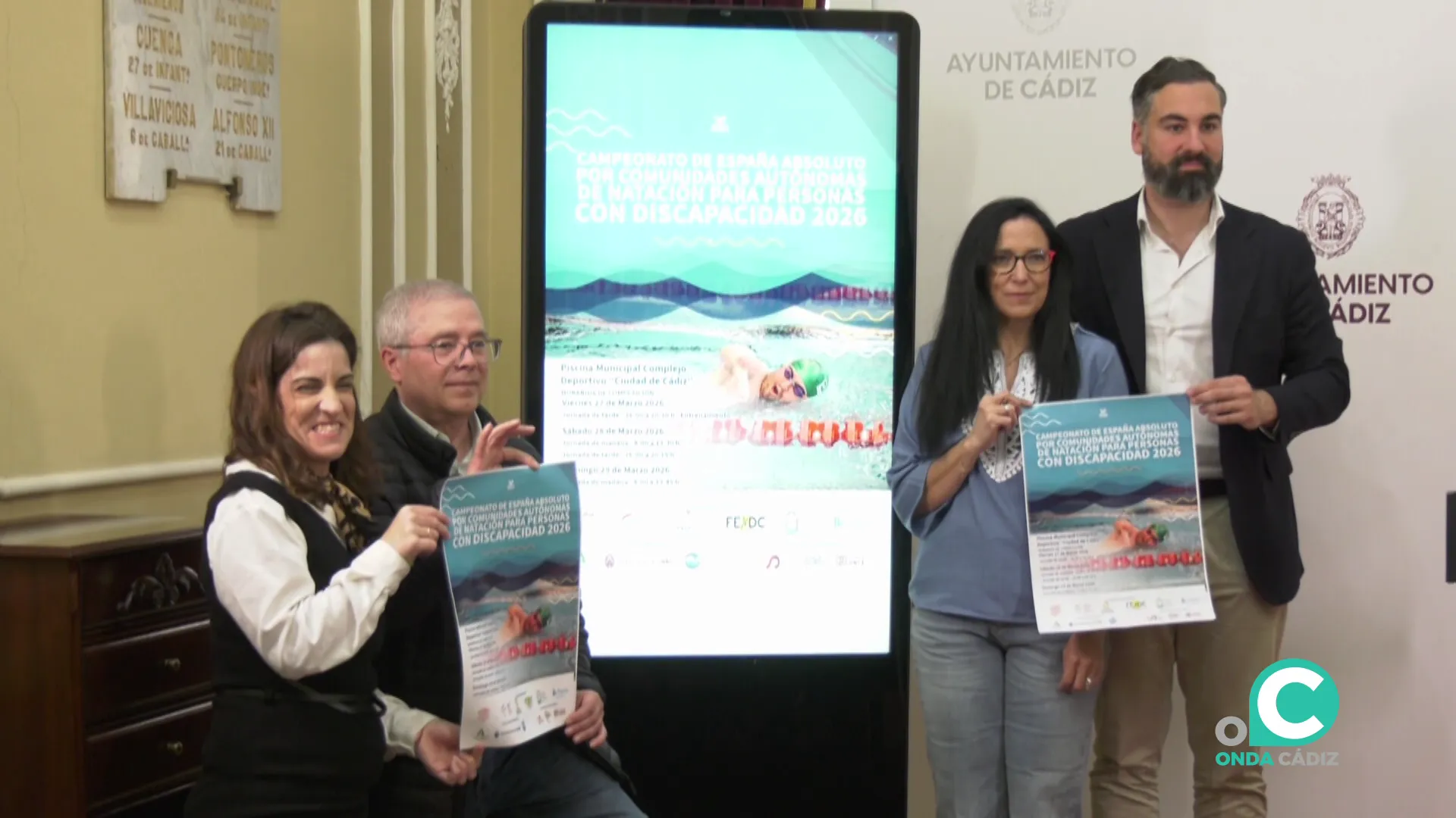 Organizadores y autoridades durante la presentación del acontecimiento este miércoles en el Ayuntamiento