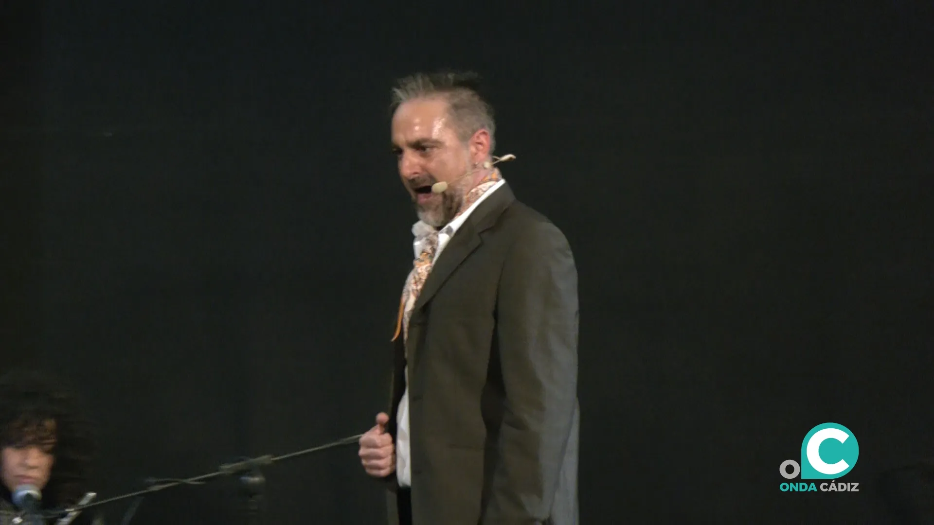 Alejandro Silva durante su actuación este sábado.