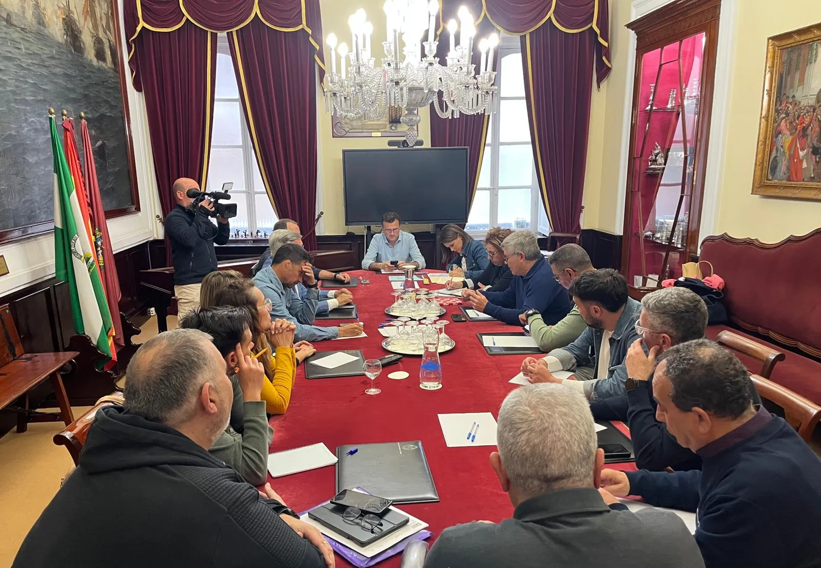 Un momento del Consejo de Participación del Carnaval celebrado este jueves en el Ayuntamiento