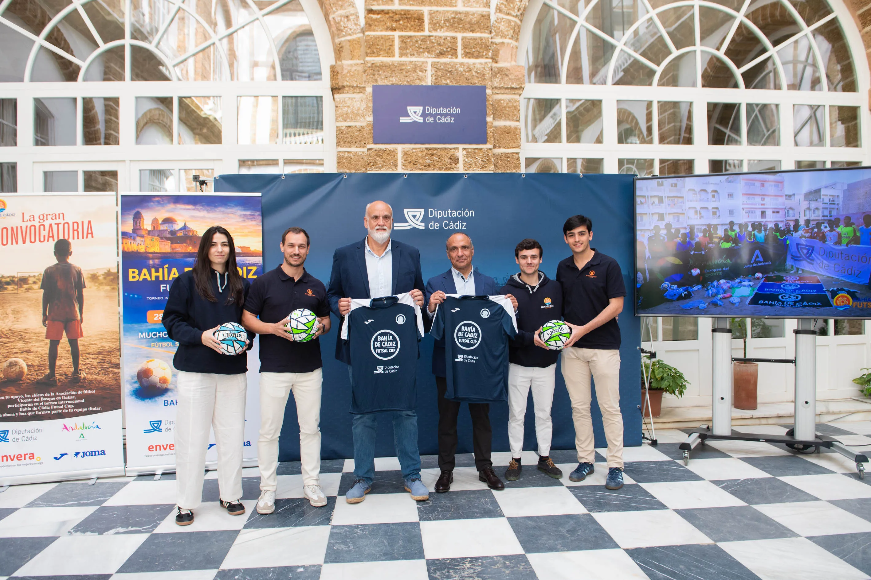 Presentación de la nueva edición del Bahía de Cádiz Futsal Cup.