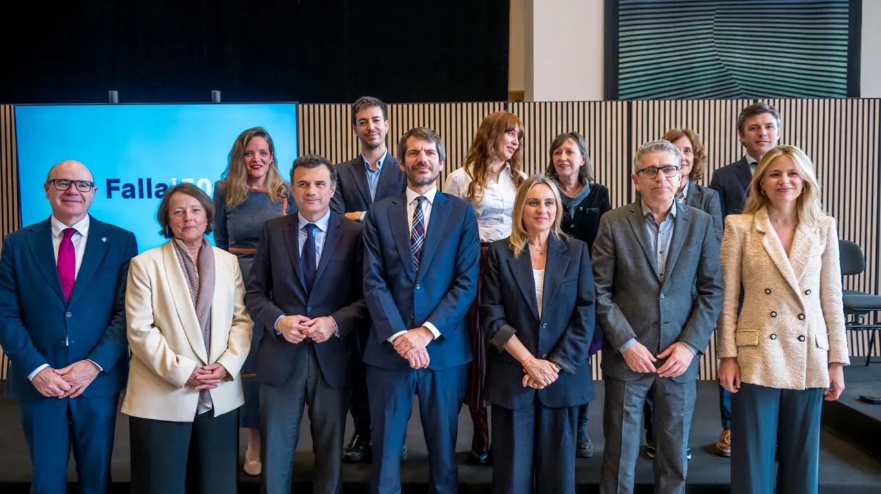 Autoridades tras el acto celebrado en la capital madrileña