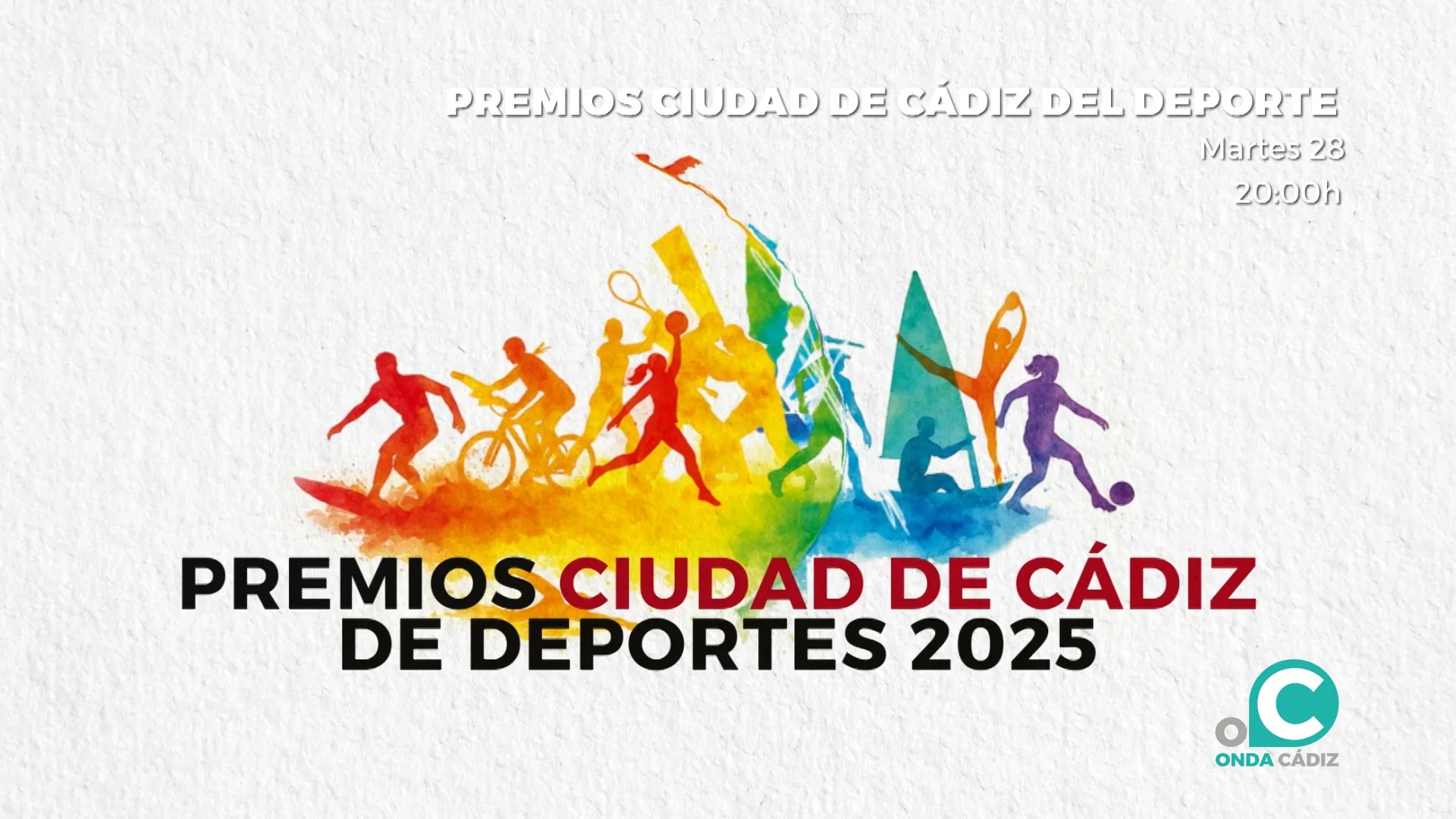 Imagen que ilustra la Gala de entrega de los Premios Ciudad de Cádiz del Deporte 2025.