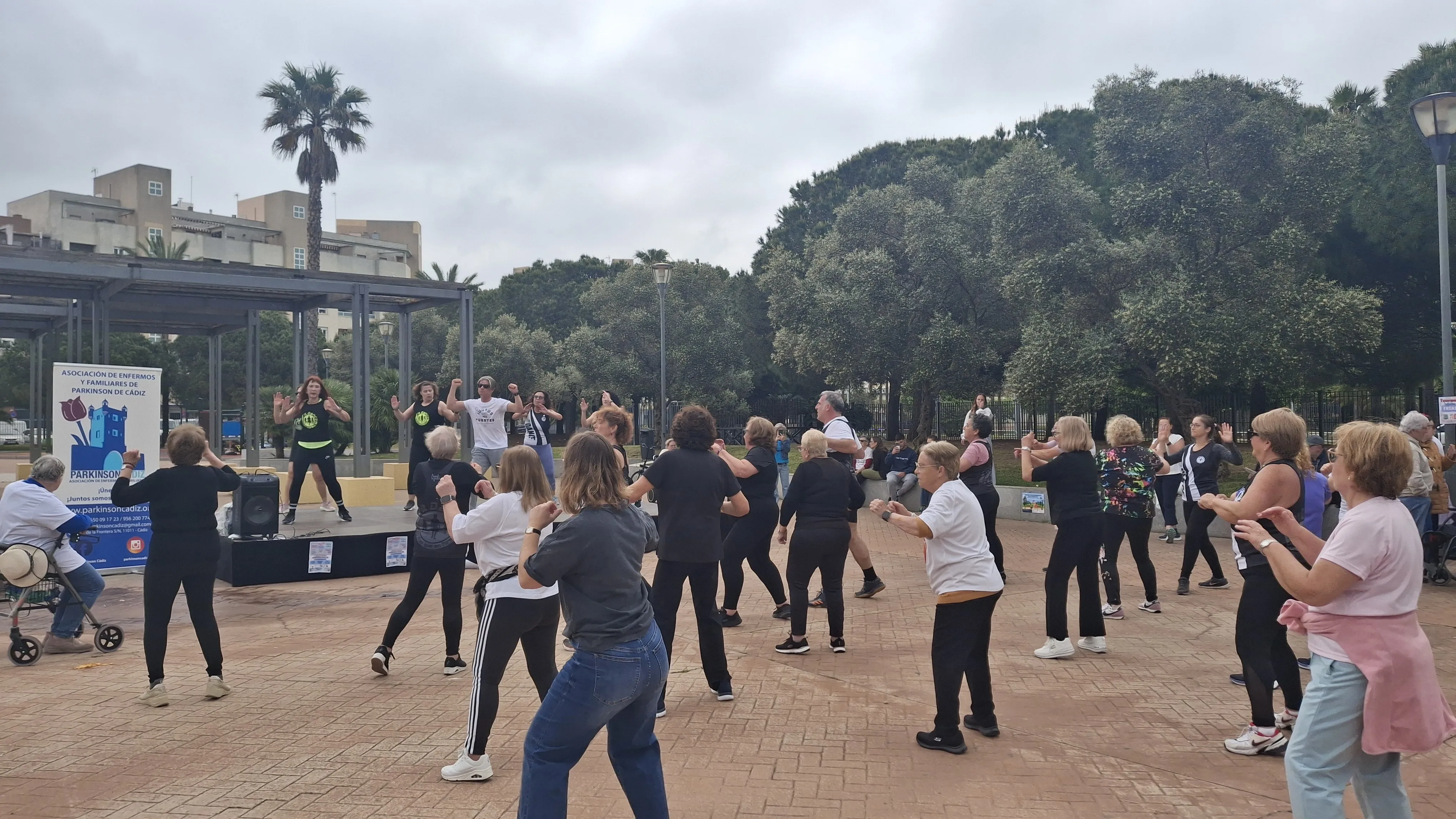 Los asistentes en una de las sesiones deportiva de este encuentro anual.