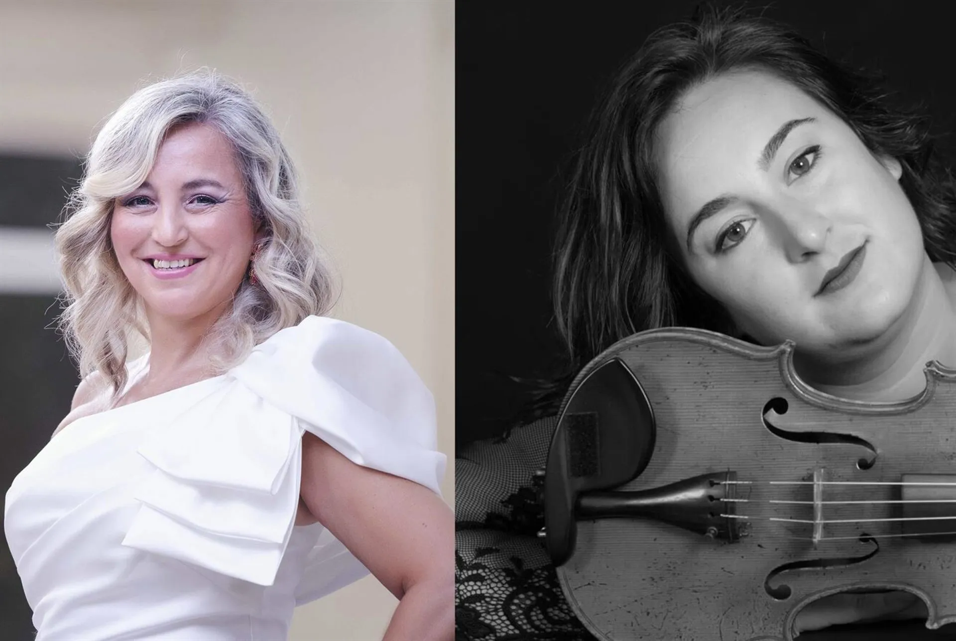 Imagen promocional de ambas artistas a la cita cultural