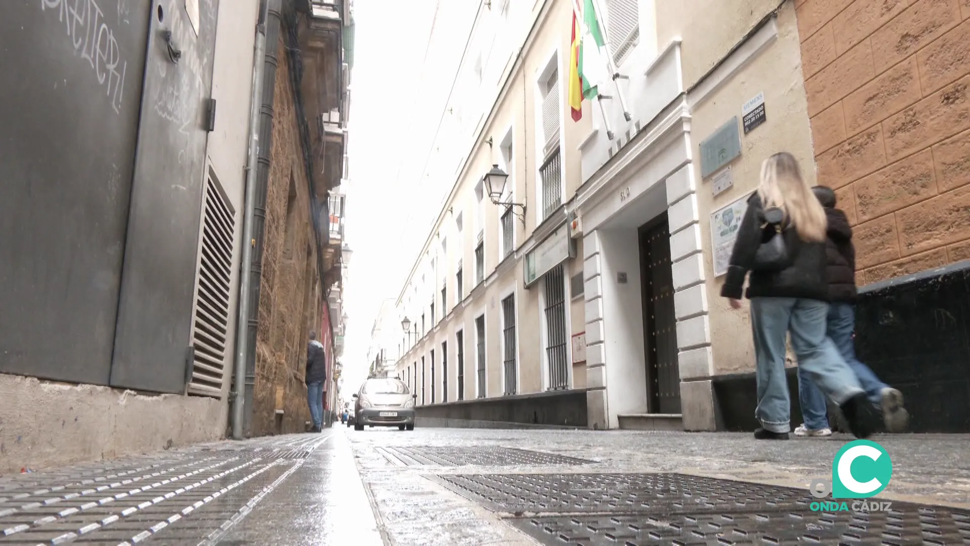 Entrada al CEIP San Felipe por la calle Sacramento