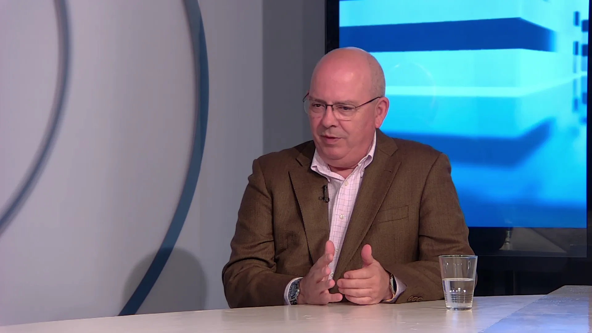 El expresidente del CEC durante su intervención en el programa El Mirador en Onda Cádiz TV