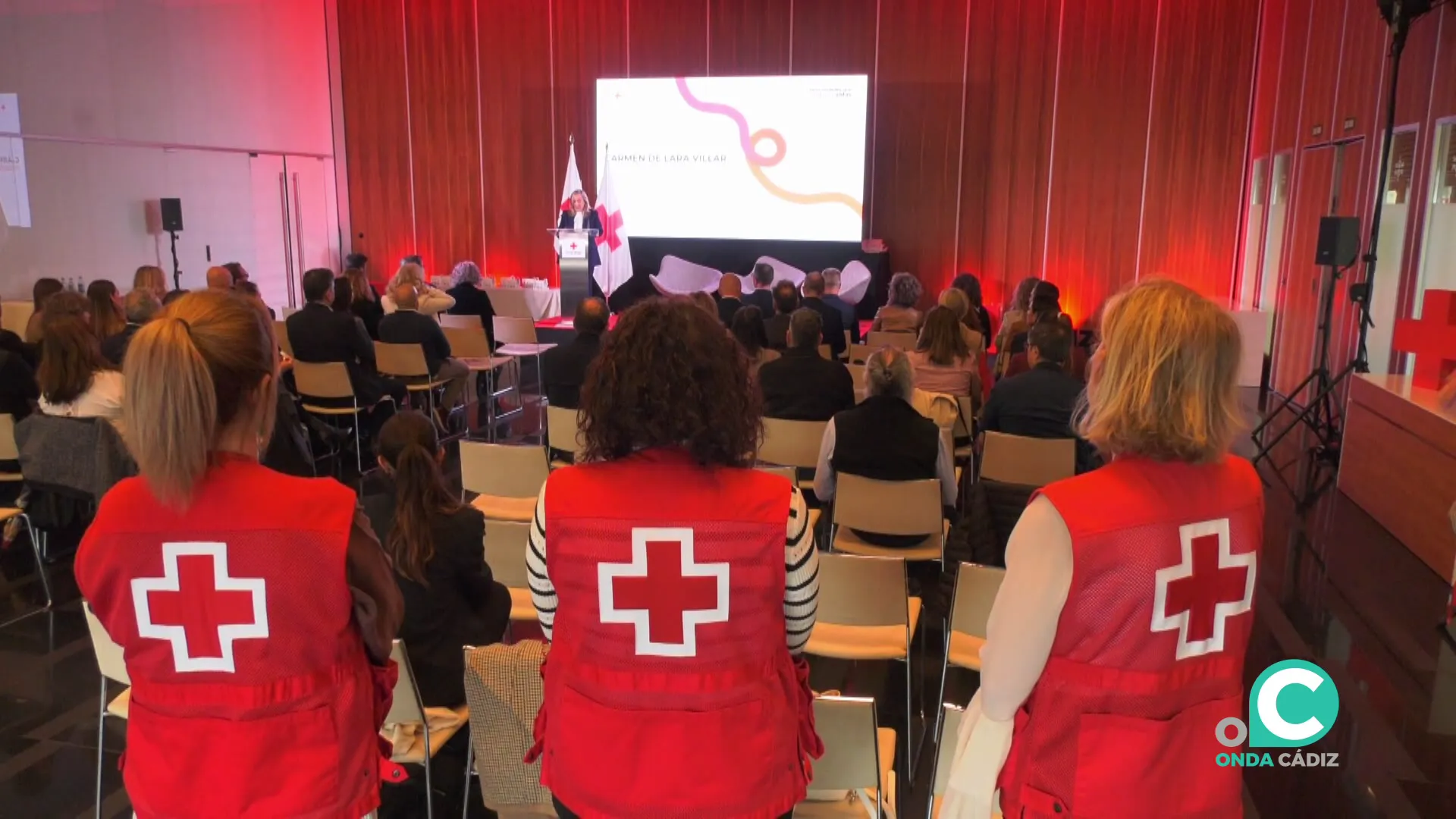 Un momento del acto celebrado en el Parador Hotel Atlántico este martes 