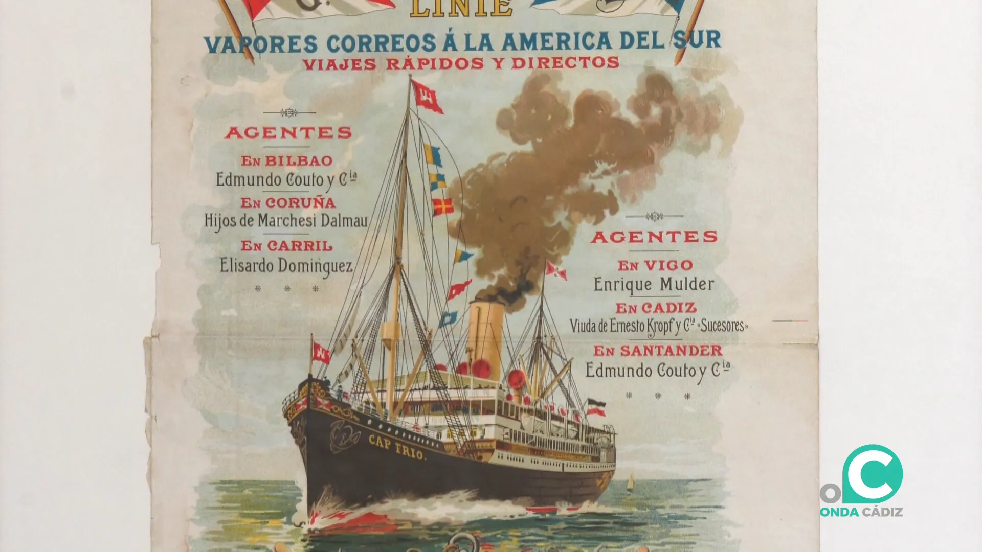 Imagen de uno de los carteles que conforman la colección para la visita del público