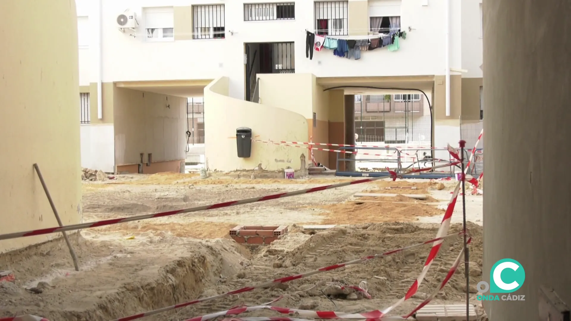 Estado actual de las actuaciones en la zona residencial