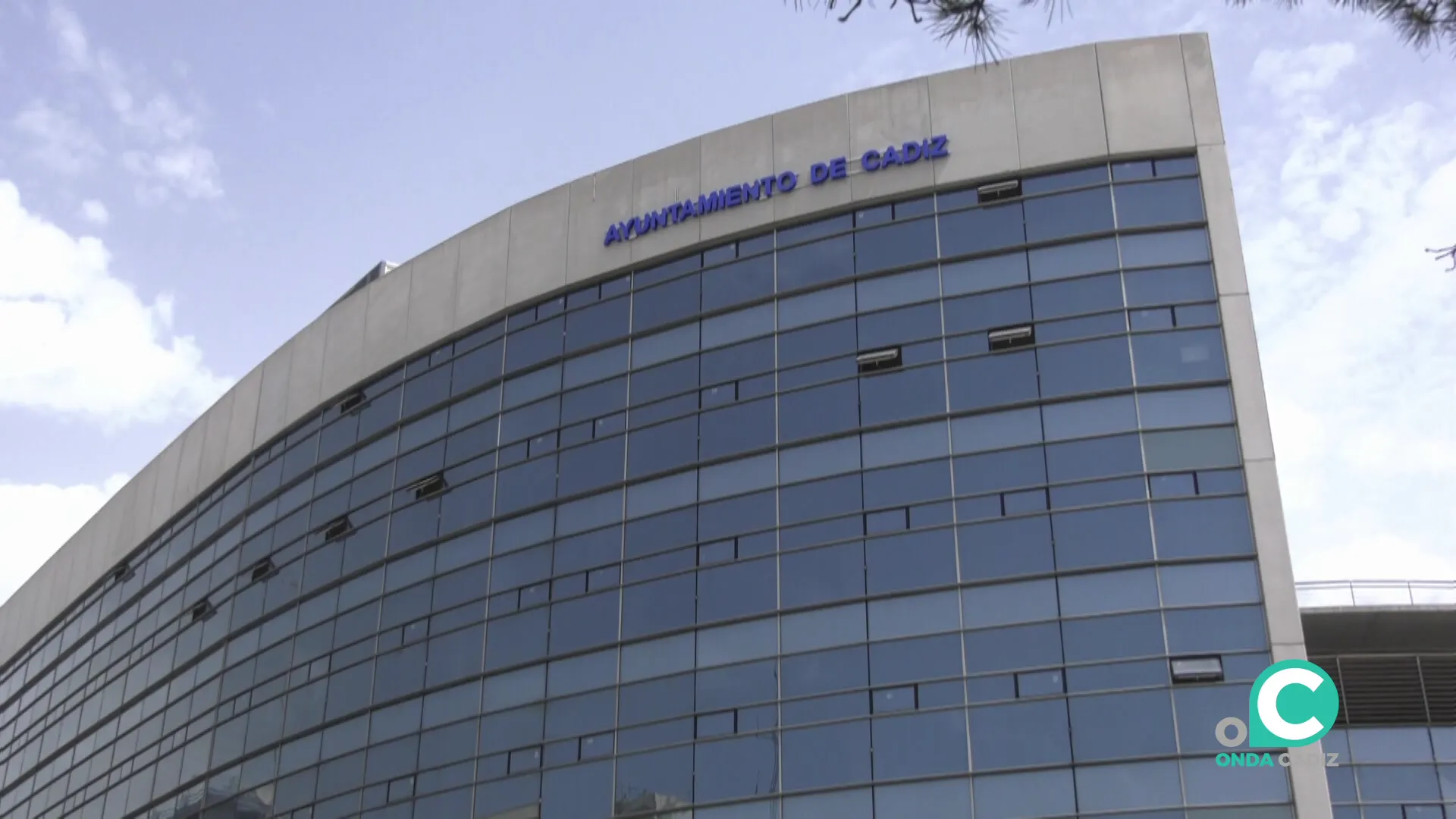Vista del estadio en el barrio de La Laguna