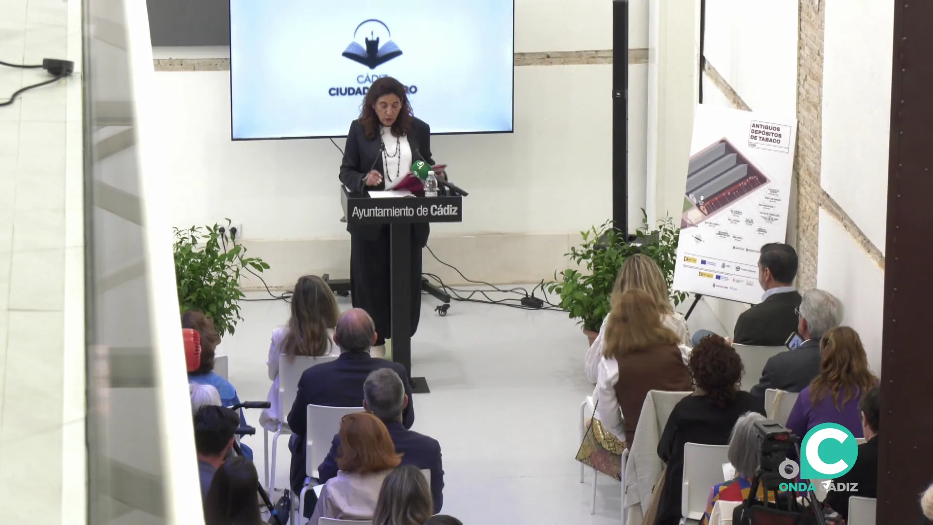 Yolanda Vallejo durante su intervención en el acto