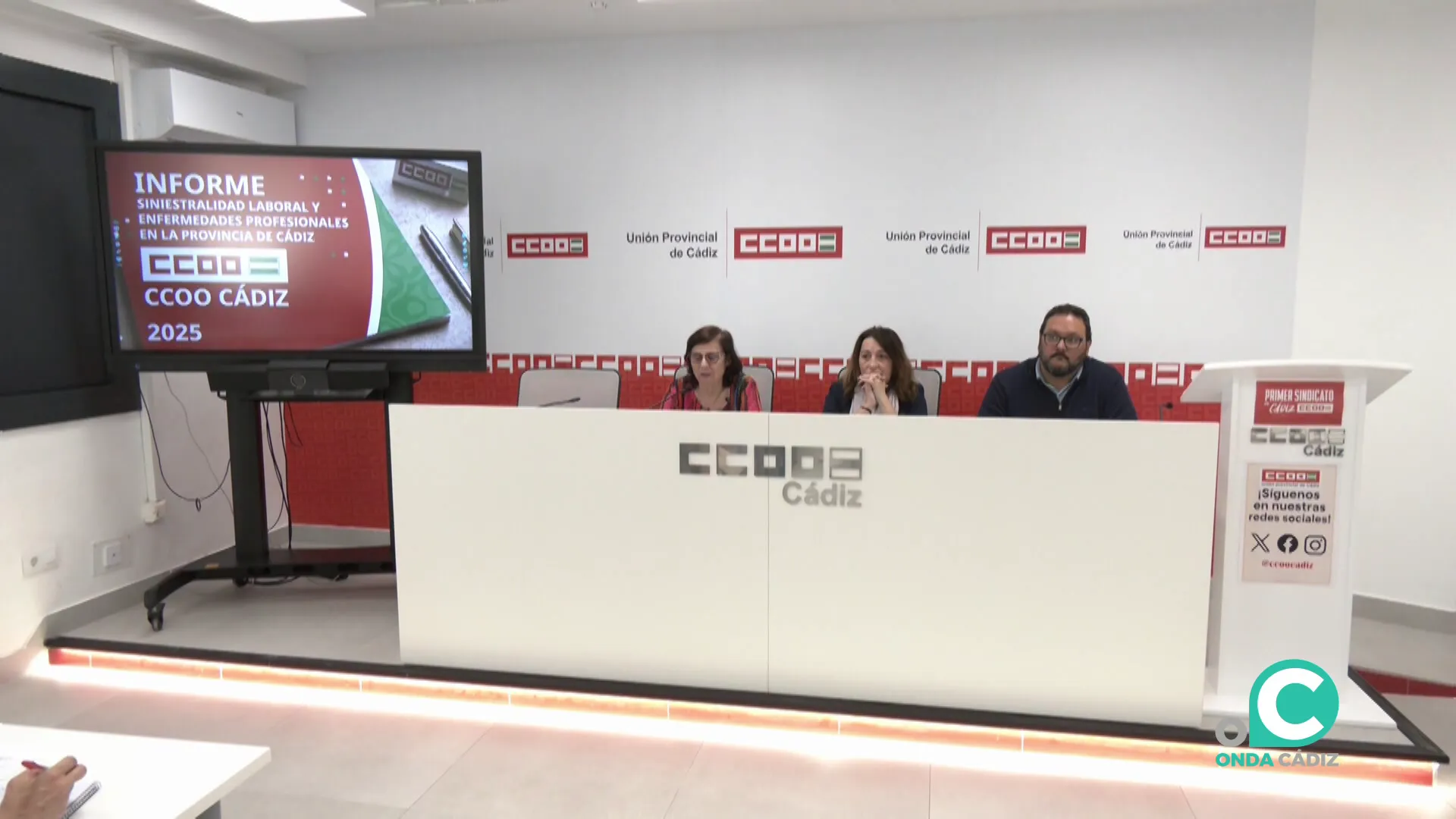 Un momento de la presentación de la estadística este lunes en rueda de prensa