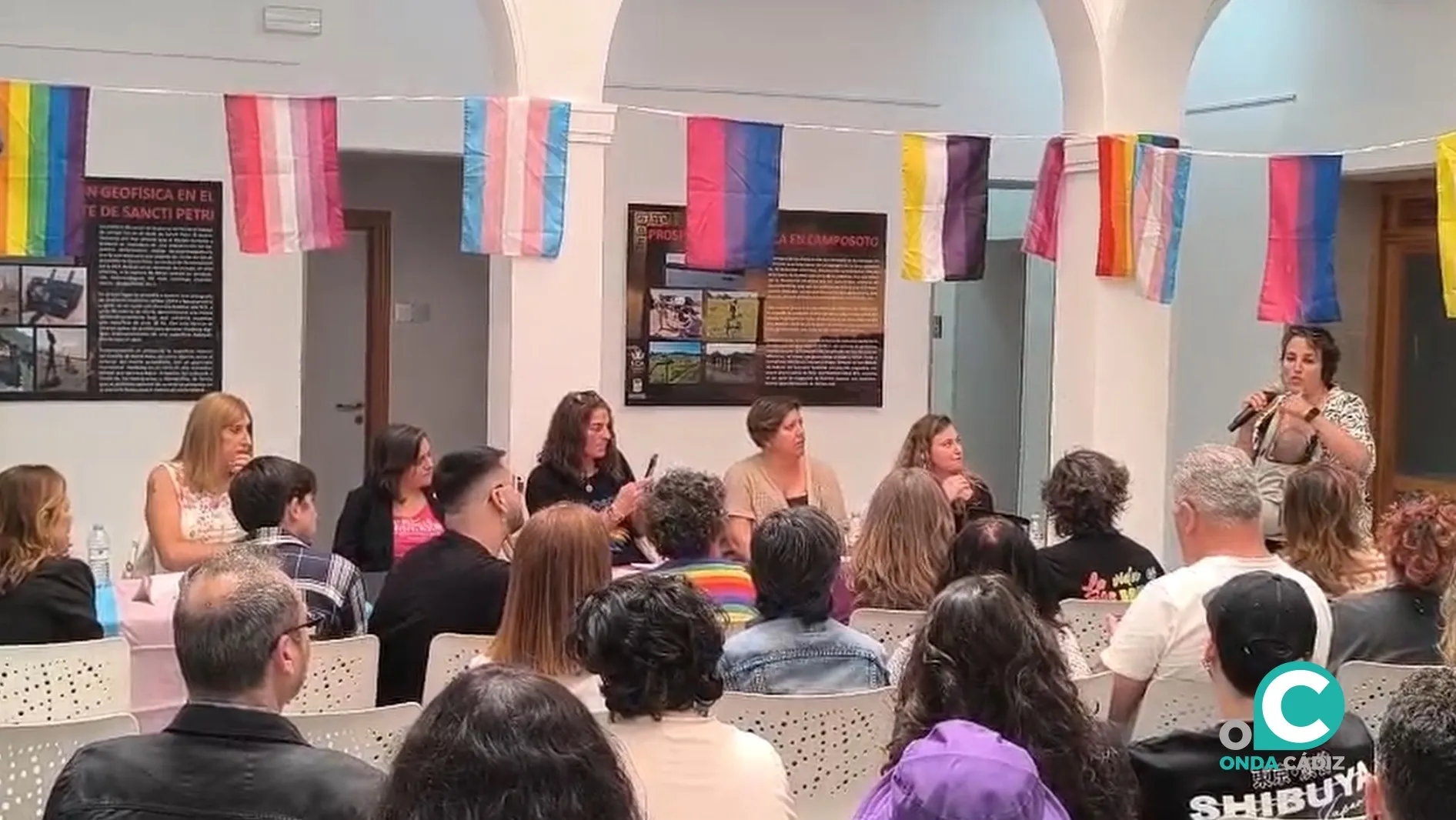 Acto organizado por la Coordinadora Gaditana del Colectivo LGTBIQA+ por el Día de la Visibilidad Lésbica.