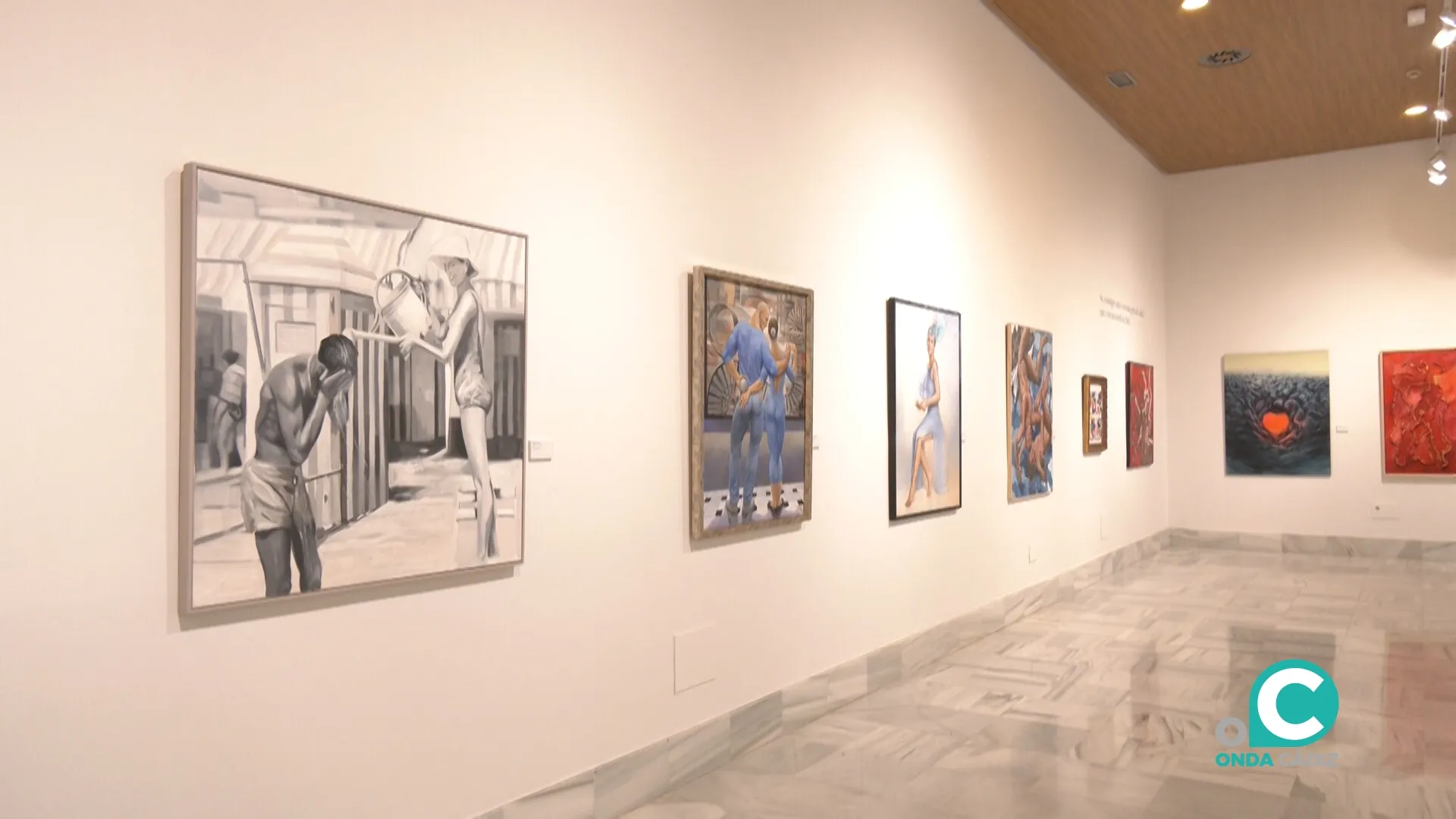 La exposición ‘La luz del amor’ que permanece abierta a la Casa de Iberoamérica. 