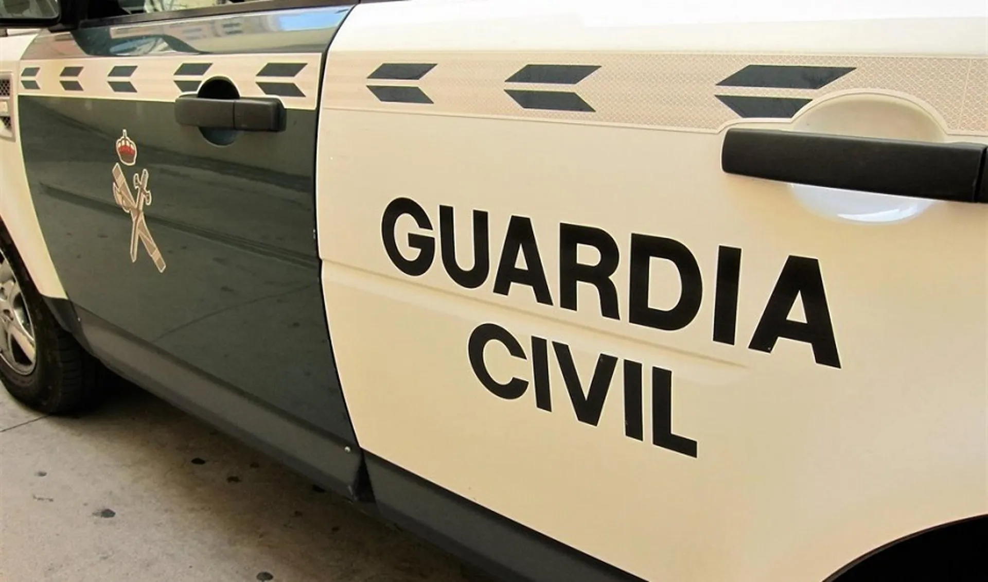 Vehículo de la Guardia Civil. 