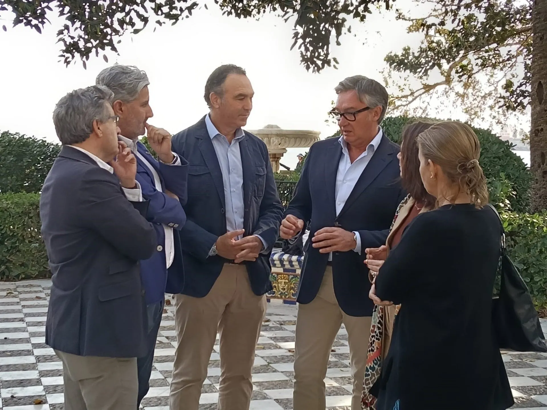 El candidato de Vox a la Presidencia de la Junta, Manuel Gavira, en Cádiz