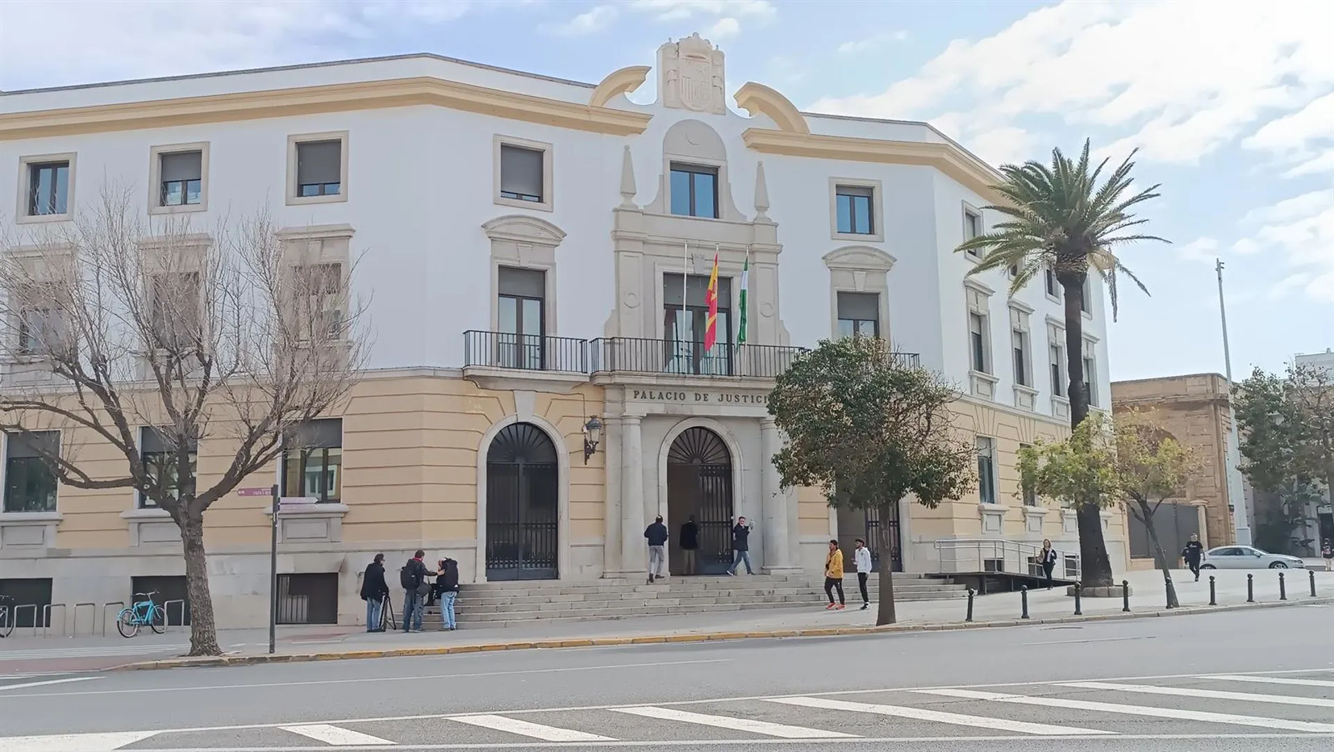 Vista de la Audiencia Provincial de Cádiz.