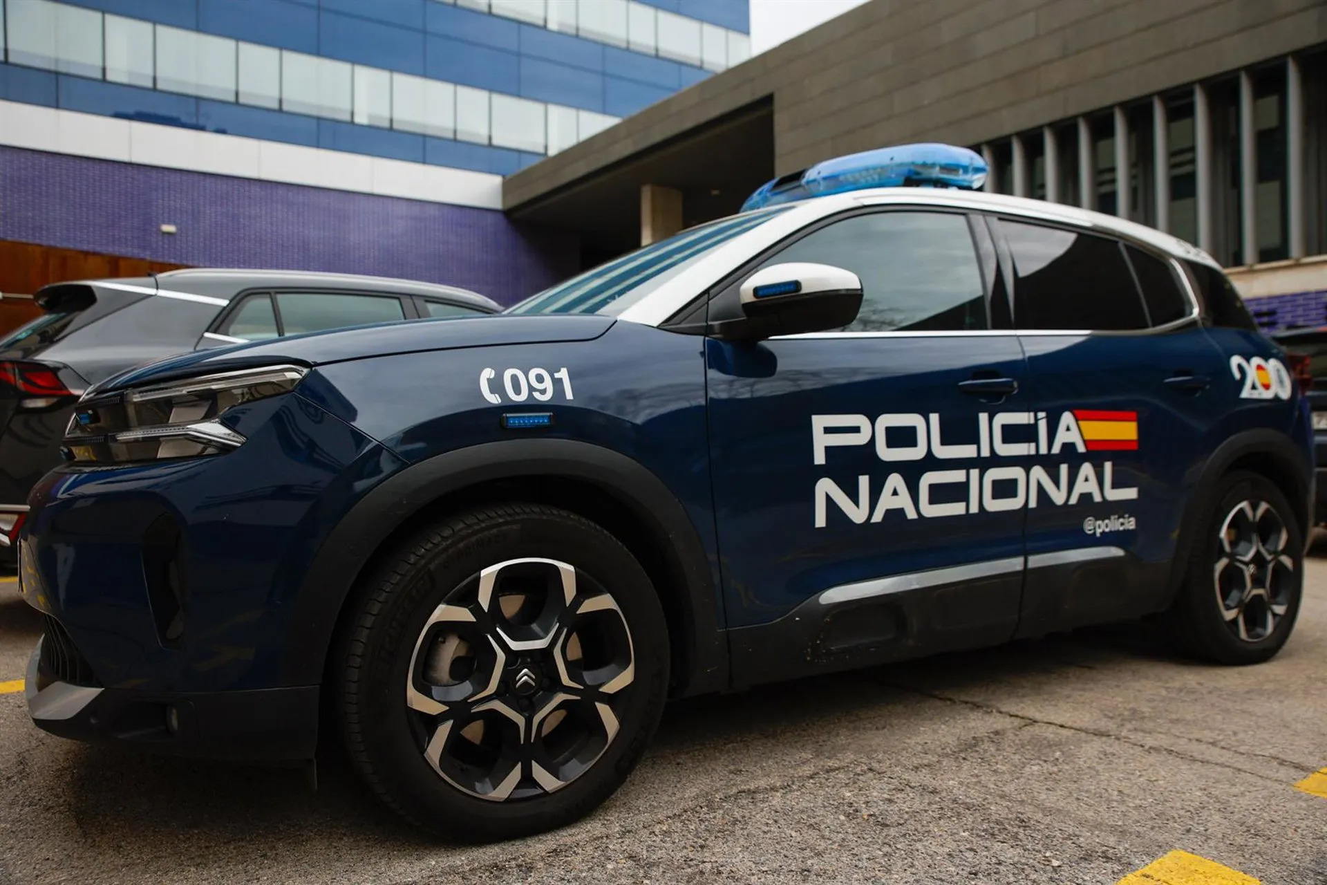 Un vehículo de la Policía Nacional en una imagen de archivo.