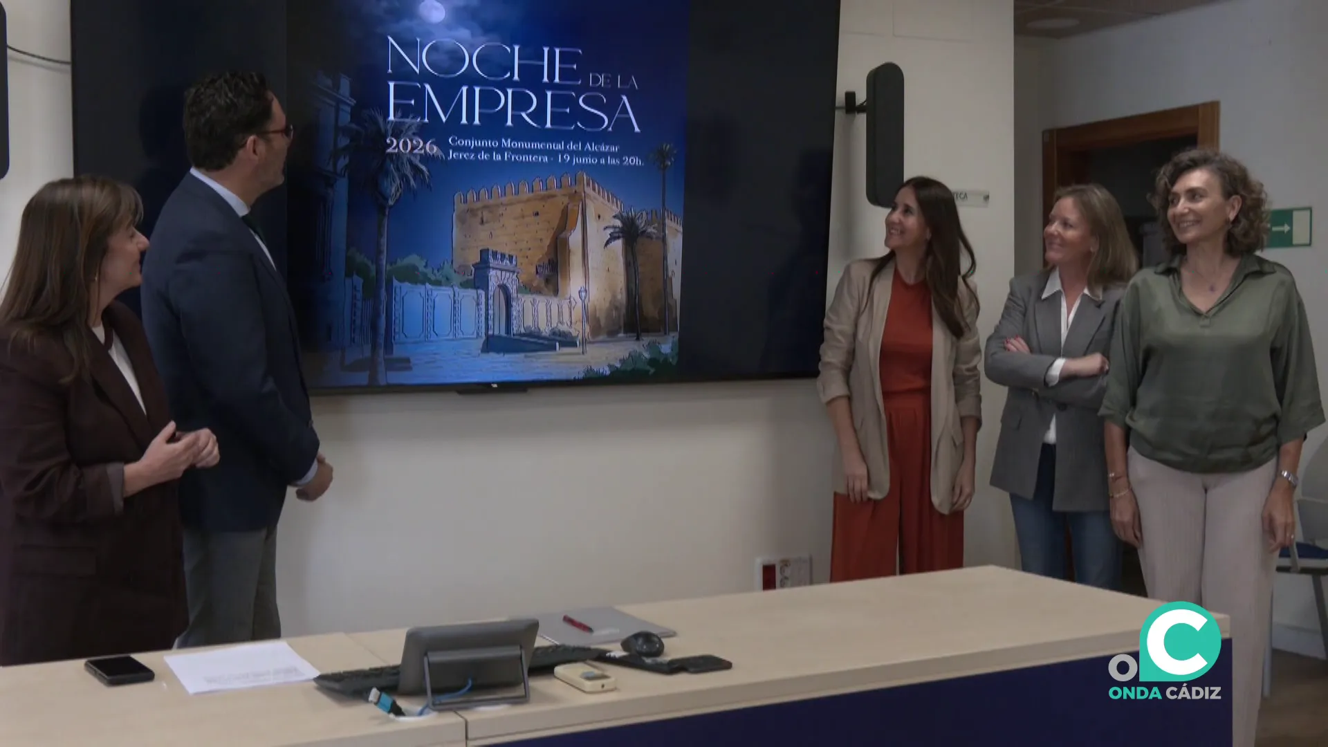 Presentación del cartel del acto de la CEC que se celebrará en junio en el Alcázar de Jerez