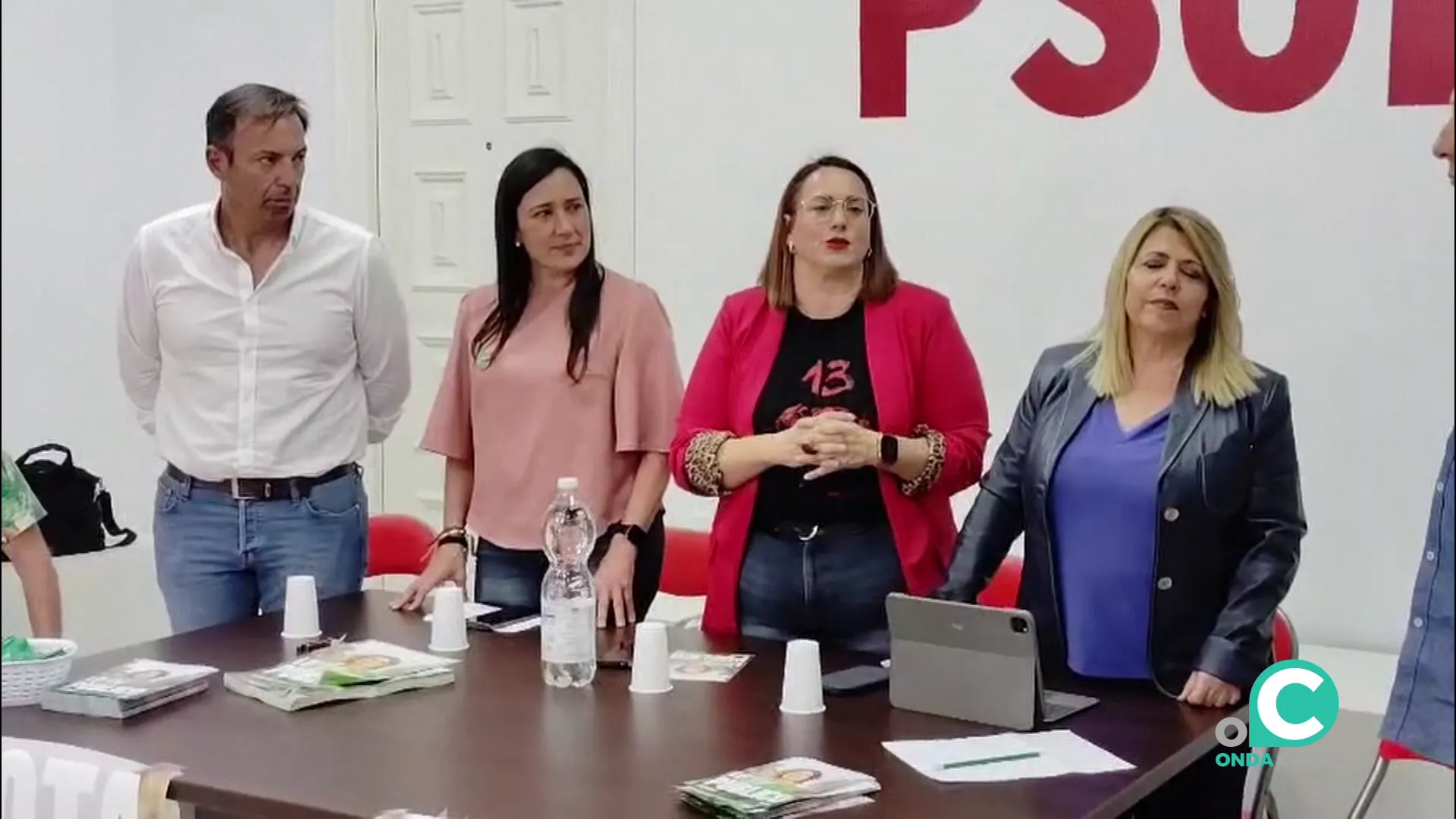 Un momento del acto socialista celebrado en la localidad gaditana de Paterna