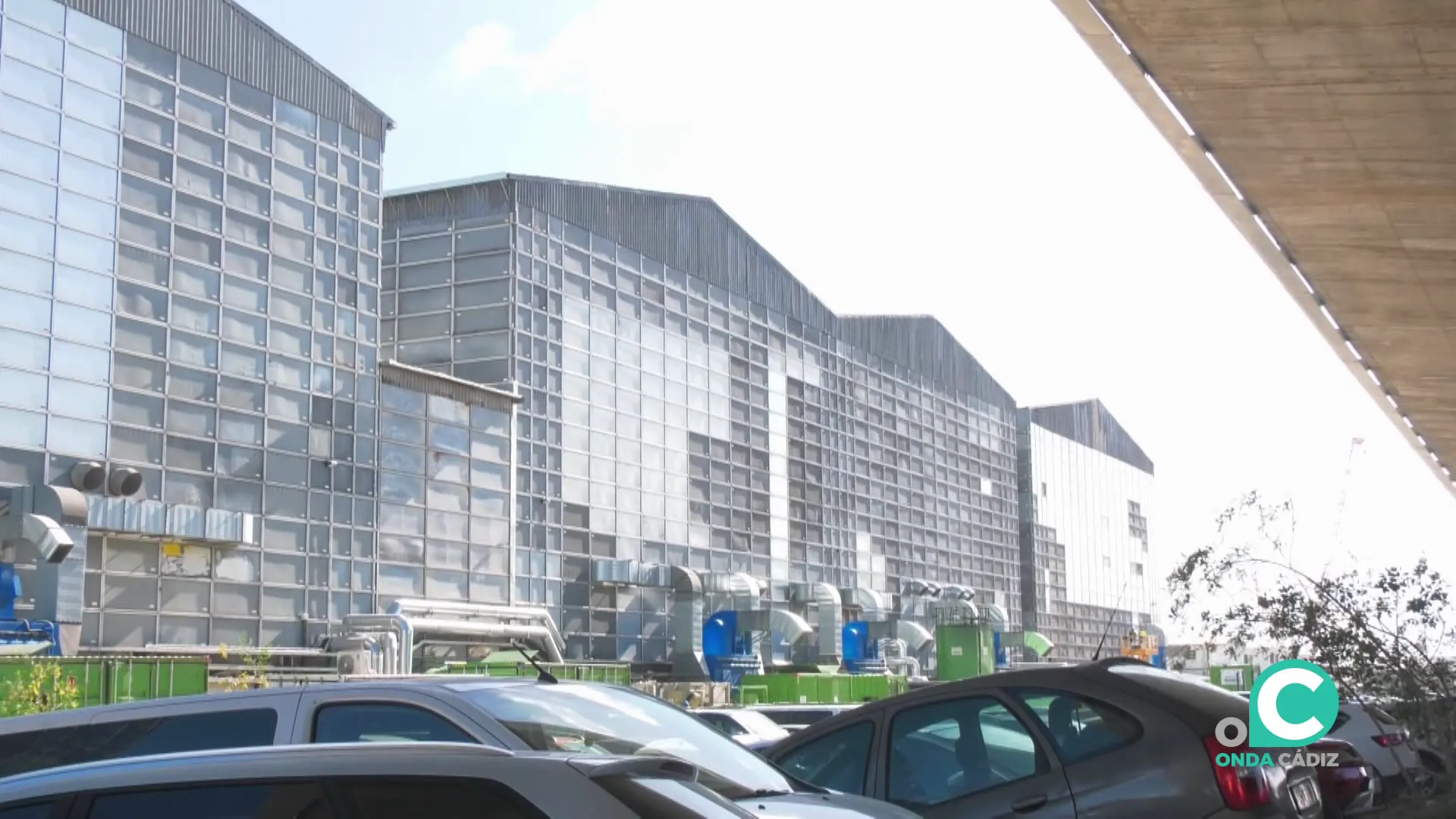 Instalaciones de la factoría en el termino de Puerto Real