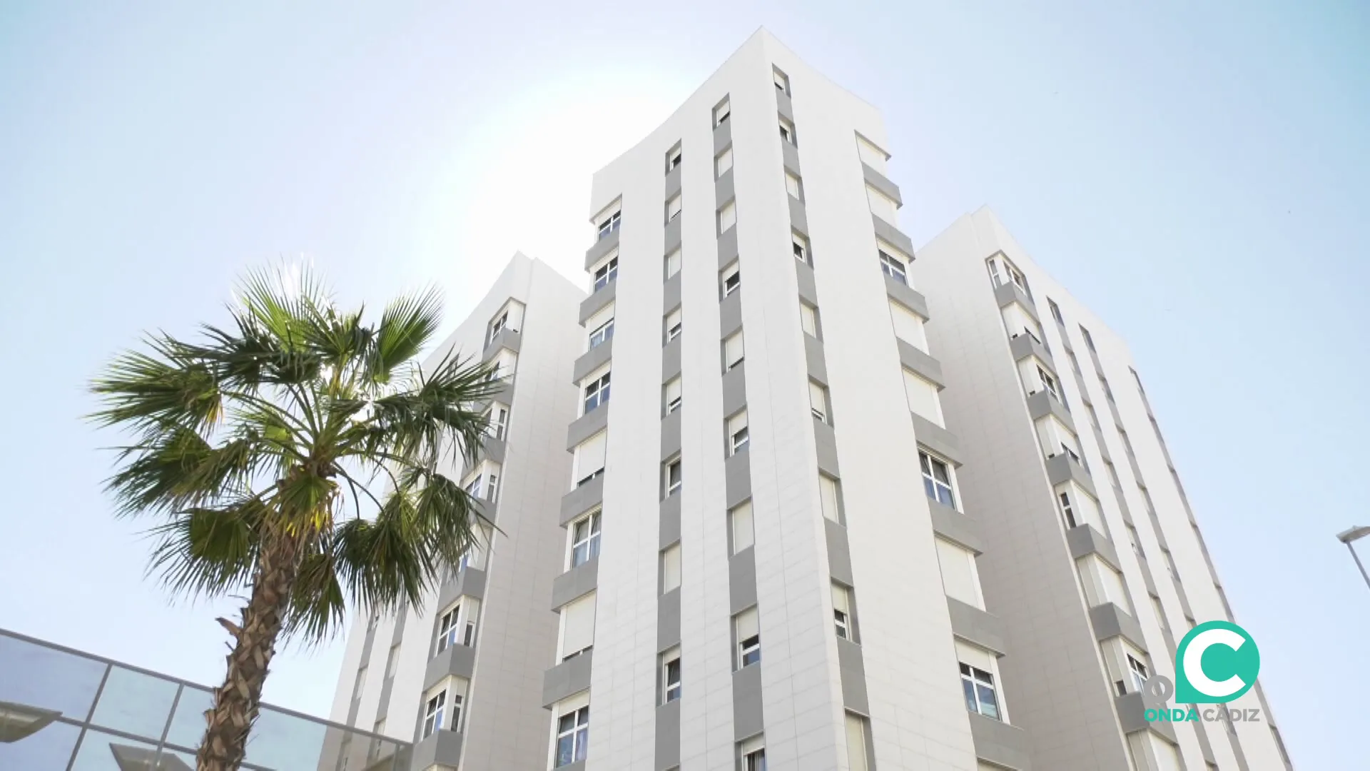 Edificio que albergan las 60 familias afectadas