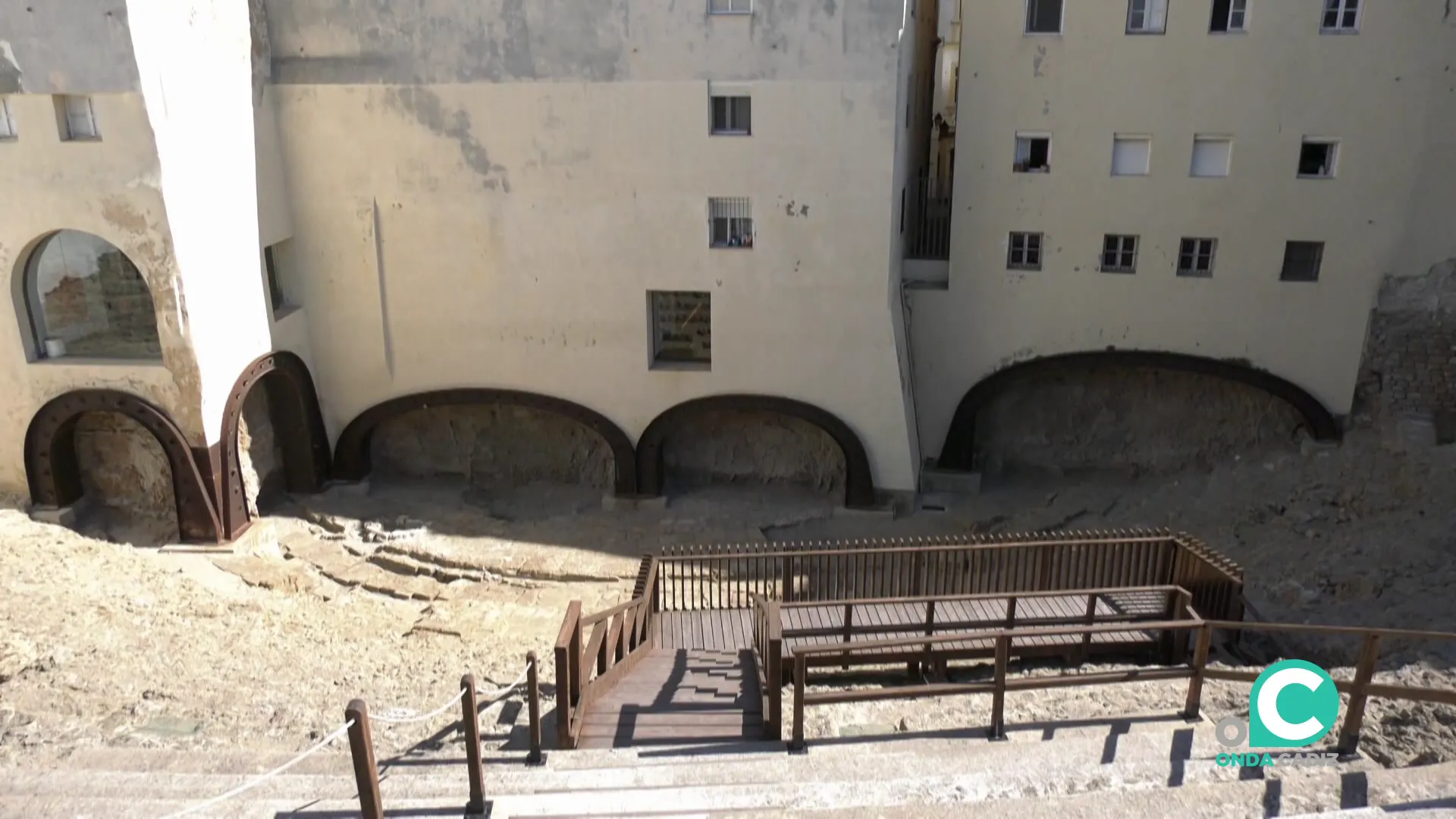 Imagen de la construcción de la antiguedad enclavada en el casco histórico