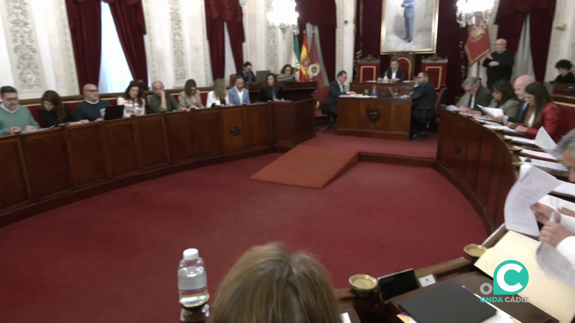 Pleno del Ayuntamiento de Cádiz en una imagen de archivo