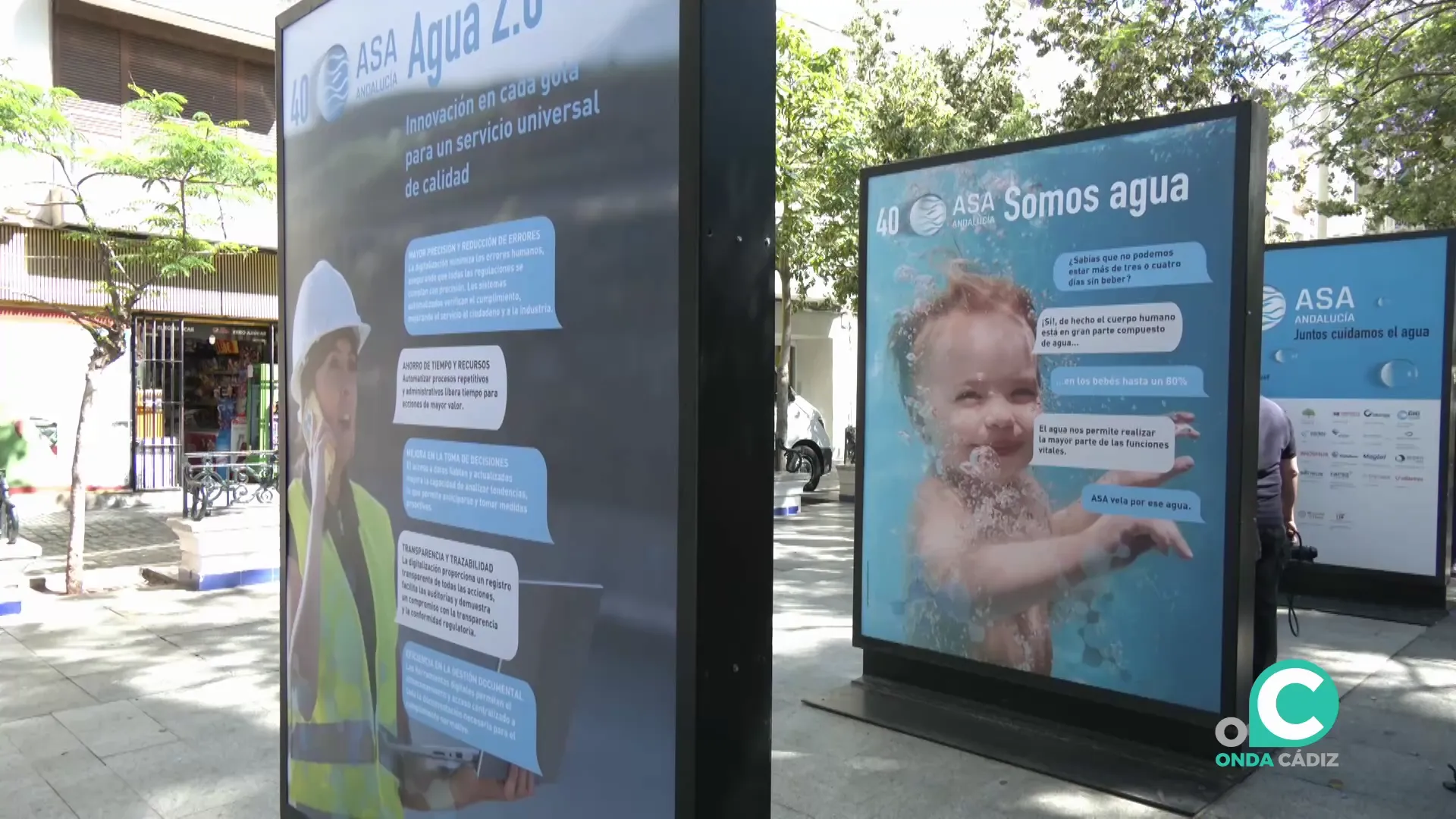 Los paneles permanecerán hasta el 8 de junio cuando se desplacen hasta otra provincia de Andalucía
