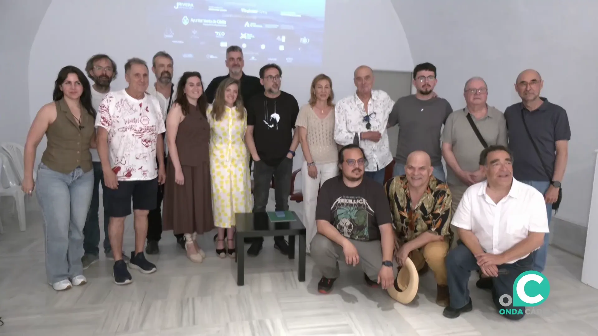 Equipo y autoridades en la presentación efectuada este viernes