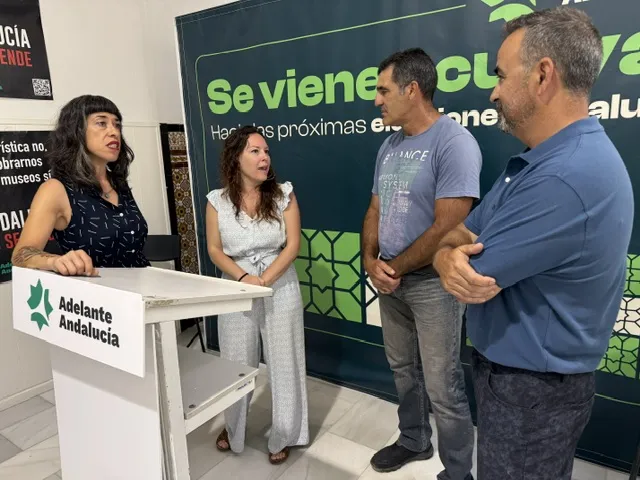 Reunión Adelante Andalucía y representantes de Bomberos