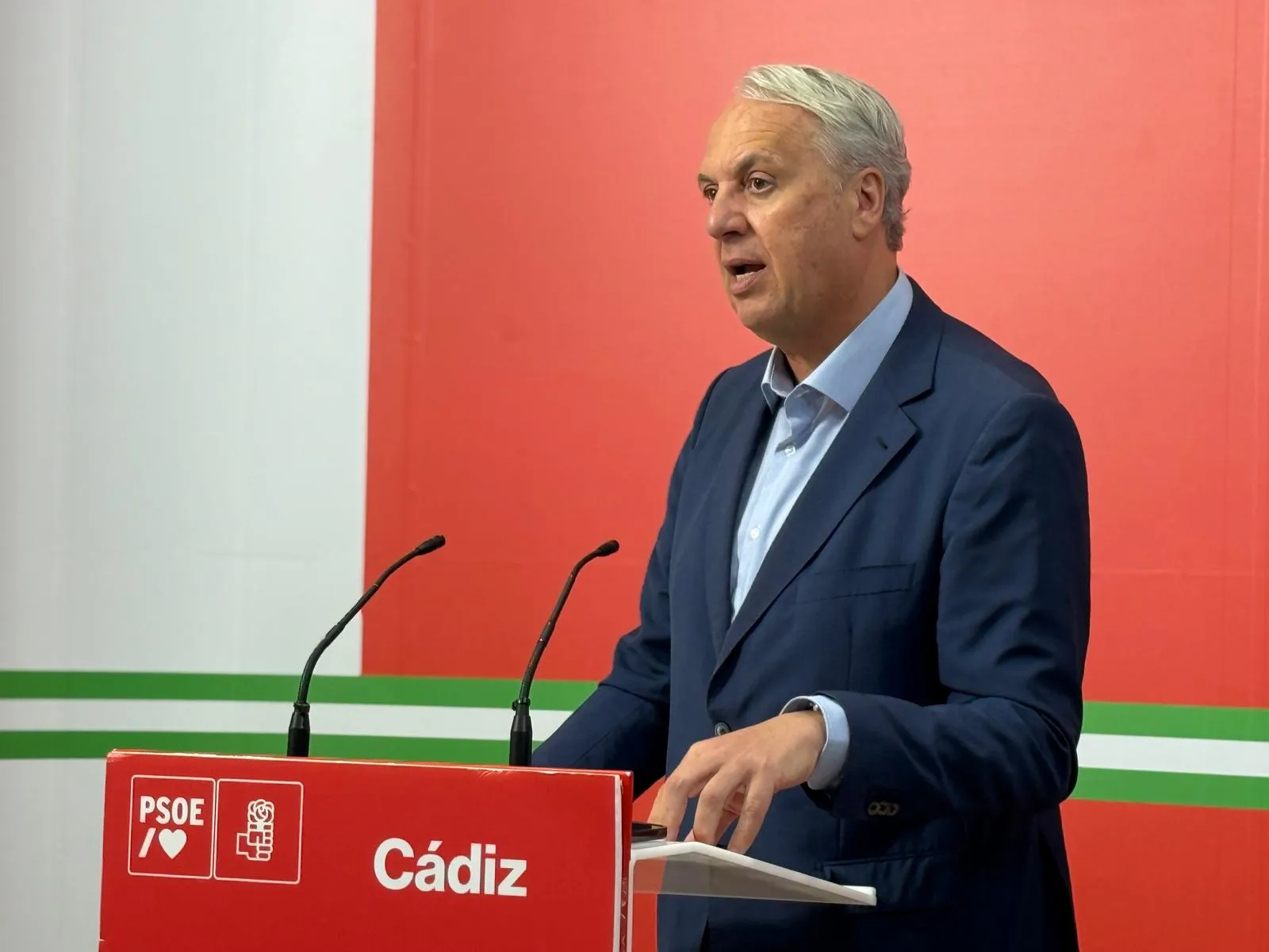  Secretario General del PSOE en la provincia de Cádiz, Juan Carlos Ruiz Boix.
