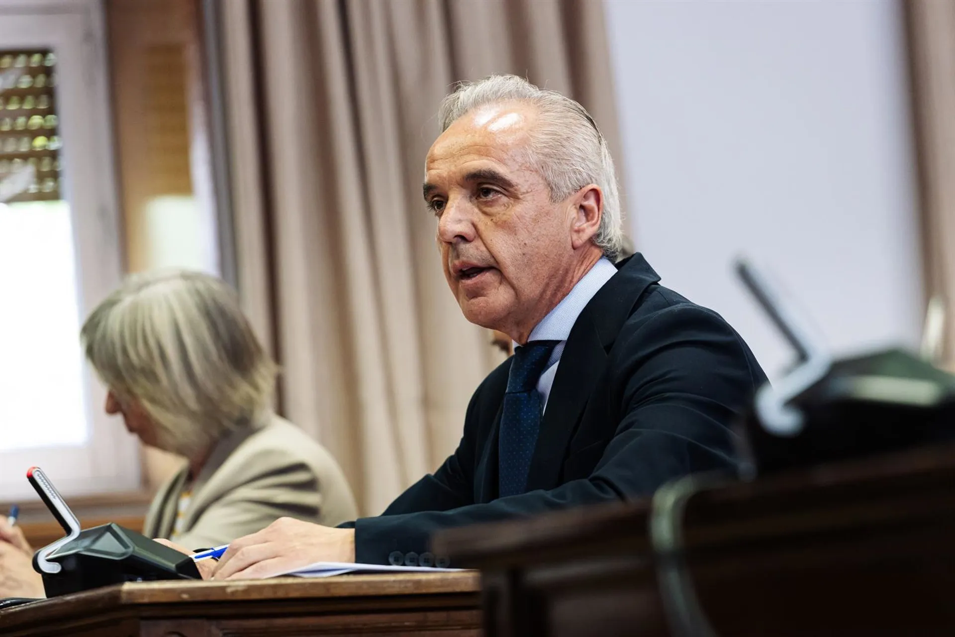 Moscoso, durante la Comisión de Entidades Locales en el Senado en 2024