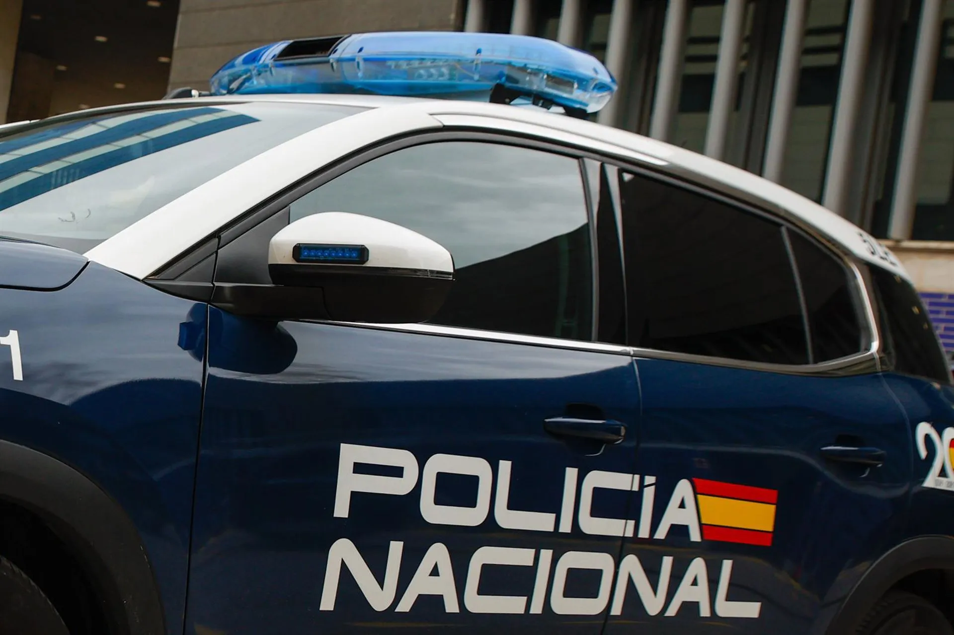 Vehículo de la Policía Nacional en una image de archivo