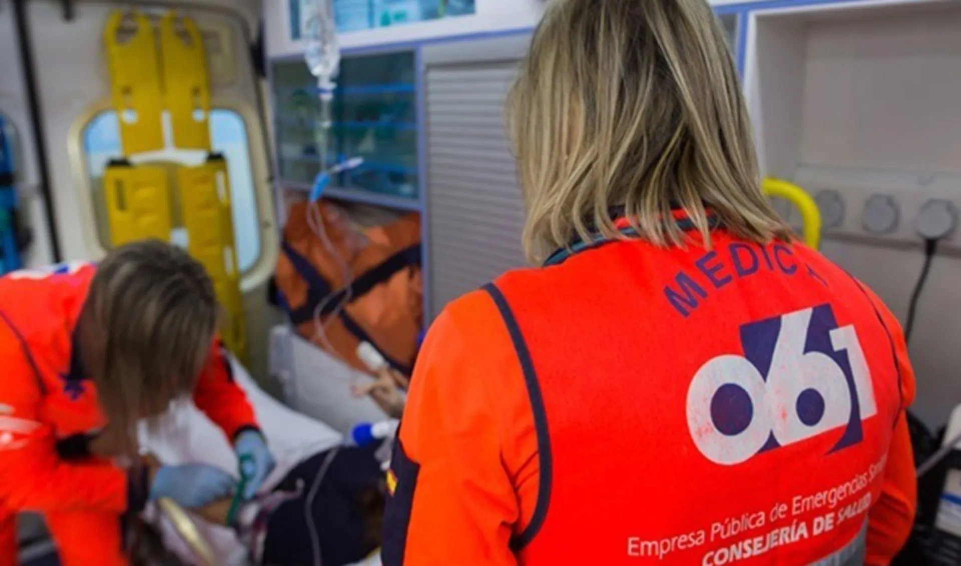  Efectivos del Centro de Emergencias Sanitarias 061 en una imagen de archivo