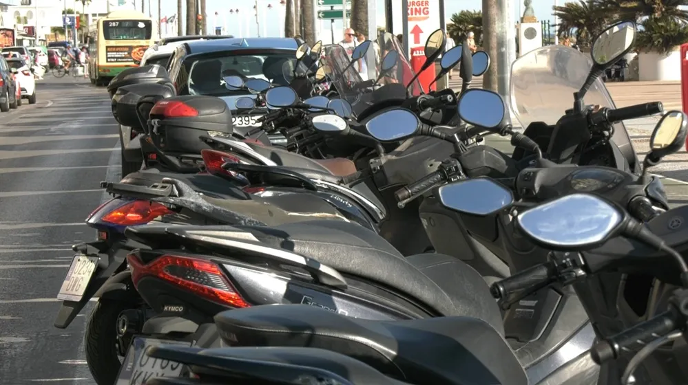 El número de motocicletas se ha duplicado en los últimos 20 años en Cádiz.