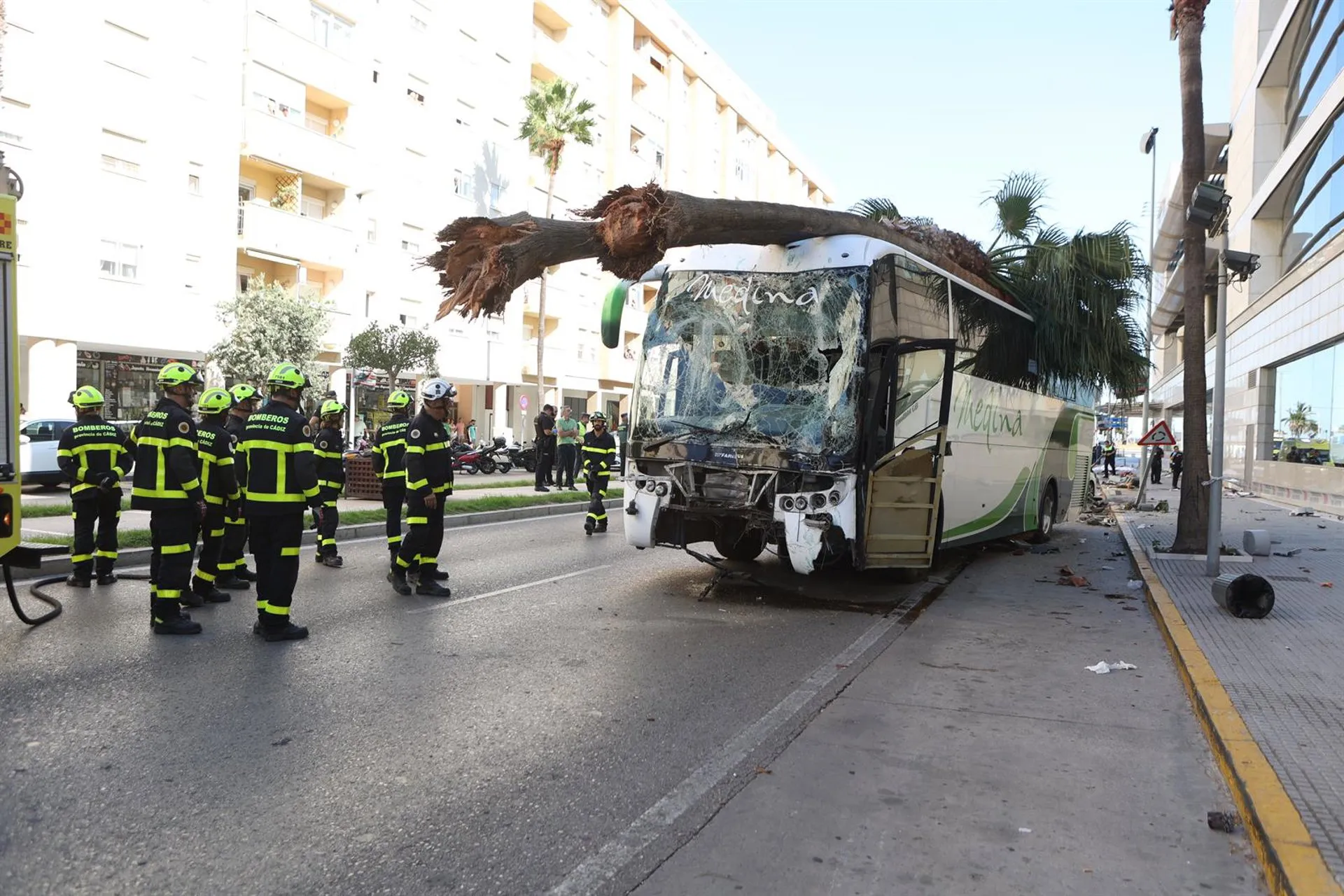 Imagenes del siniestro del 09 de octubre del 2023 en la capital gaditana