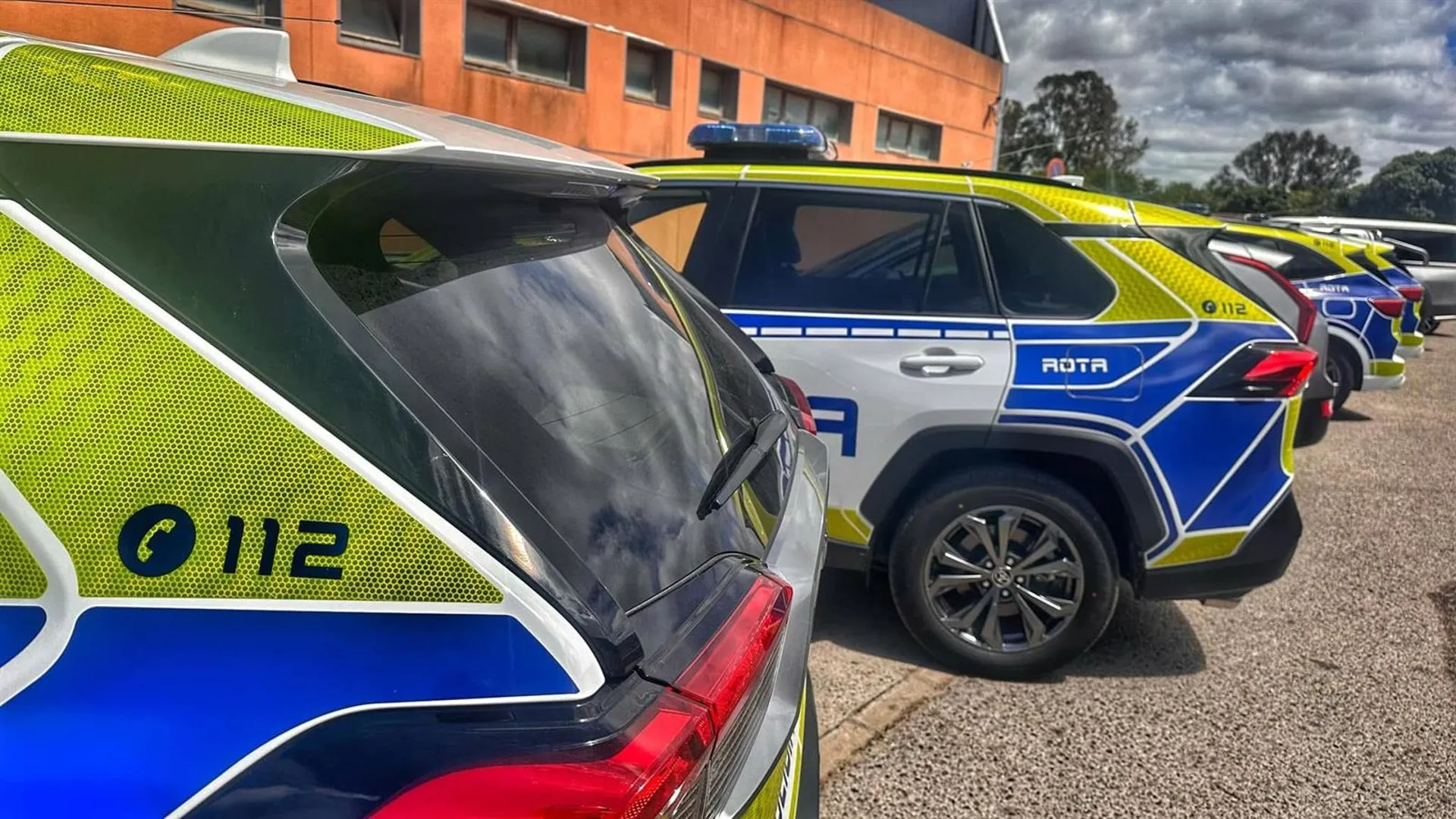 Vehículos de la Policía Local de la poblacion roteña