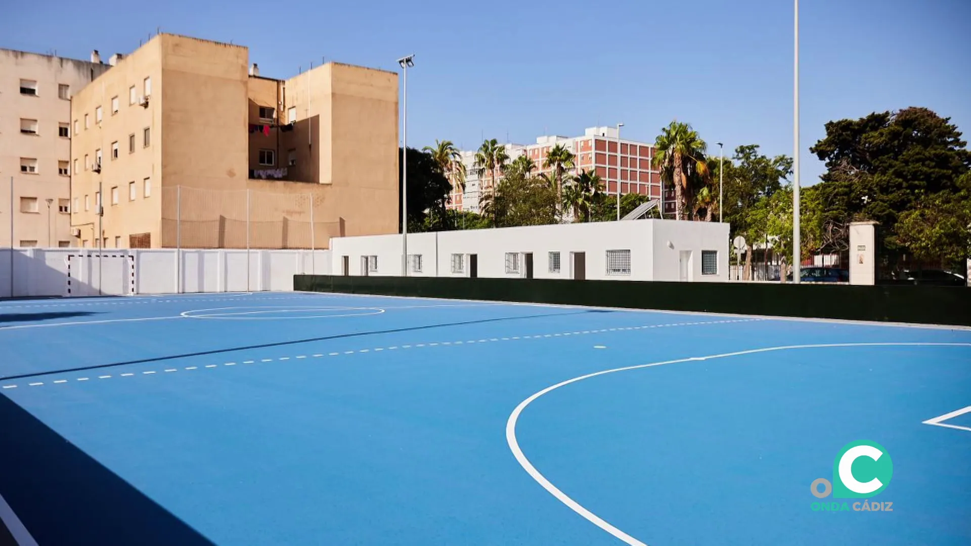 Imagen de la remodelada pista Cándido Andrés