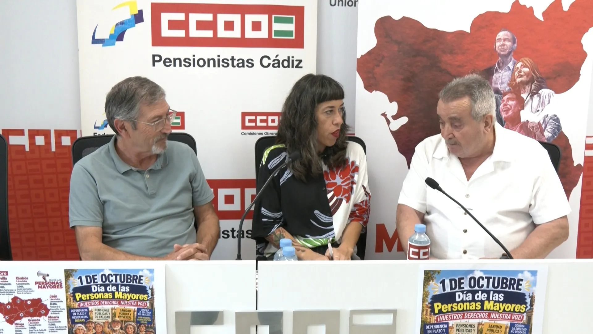 CCOO, UGT, Adelante Andalucía