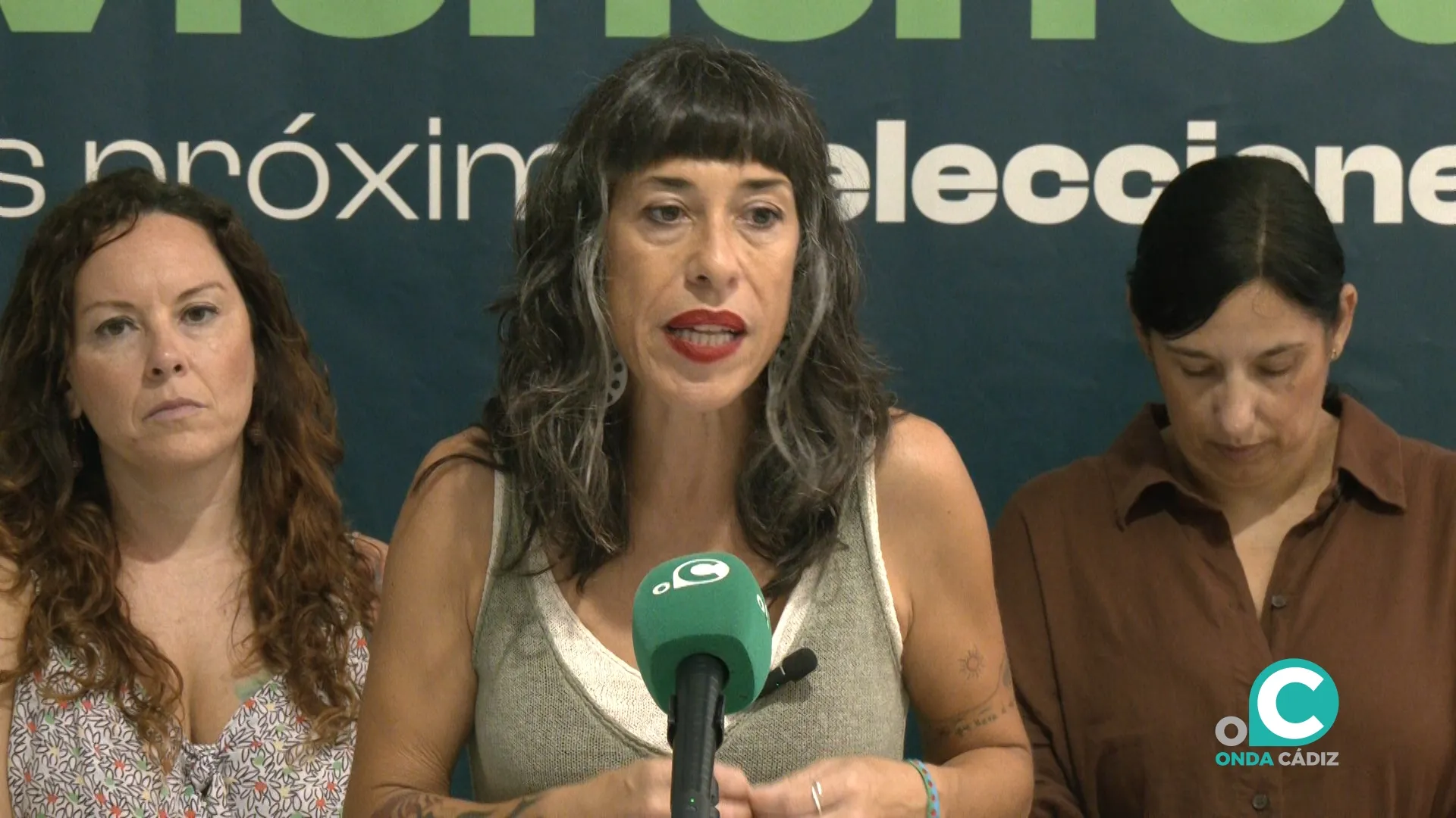 Leticia Blanco durante la rueda de prensa este viernes.