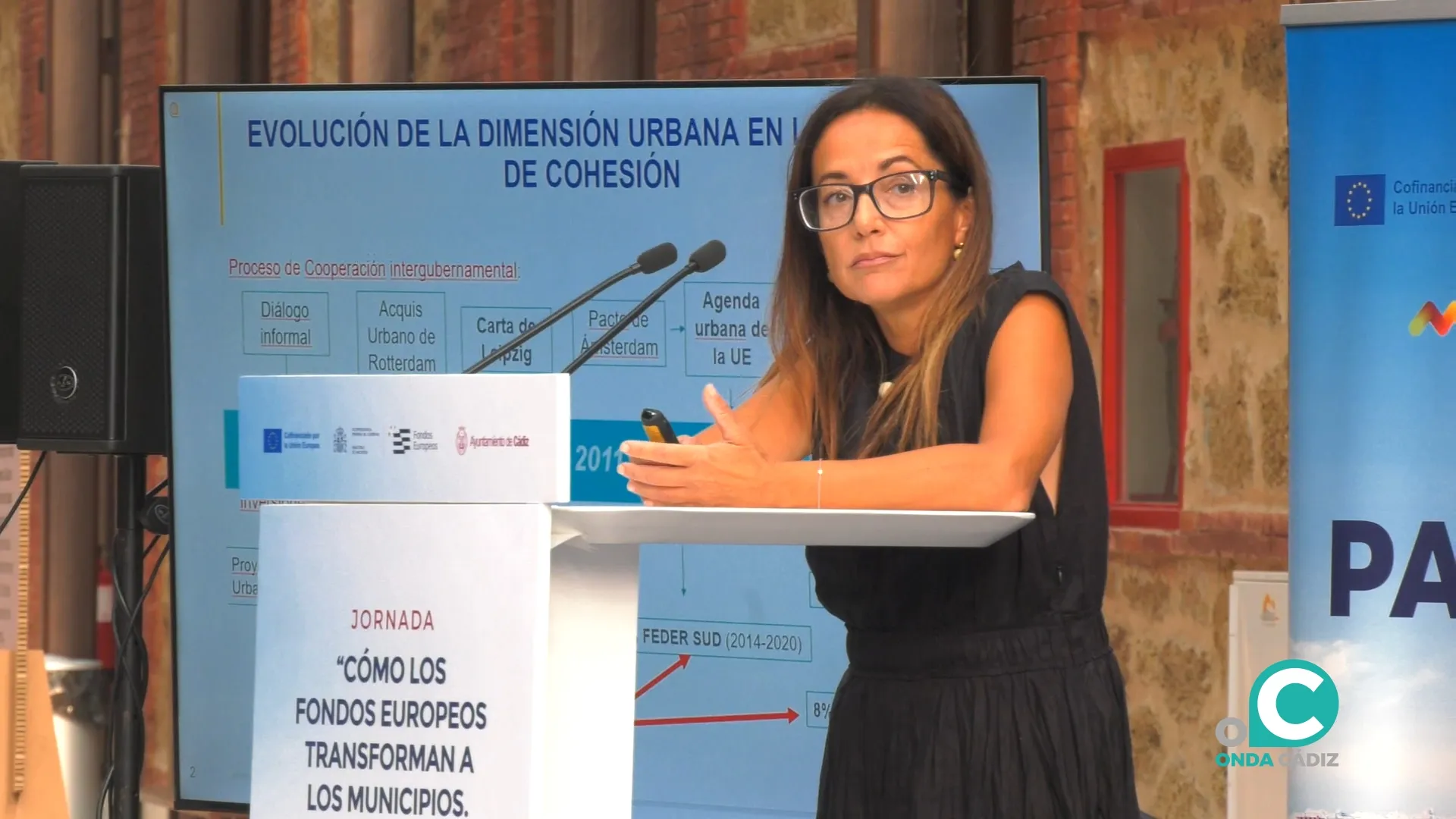 La representante de la Dirección General de Política Regional y Urbana de la Comisión Europea, Valentina Corsetti.