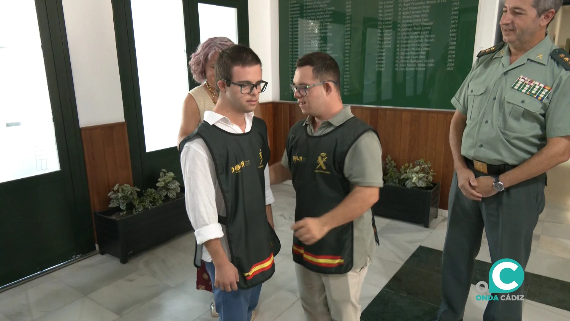 Alumnos en prácticas en la Guardia Civil