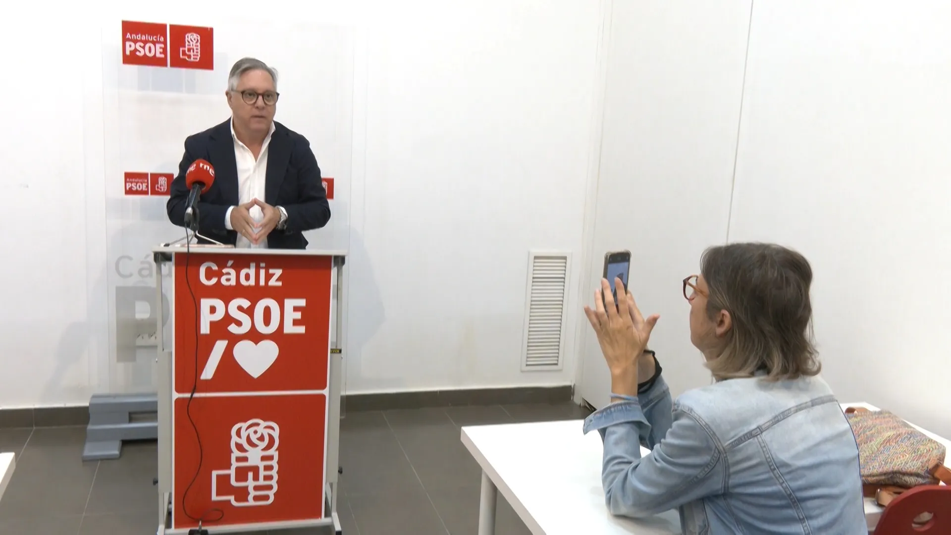 El portavoz del PSOE local, Óscar Torres. 