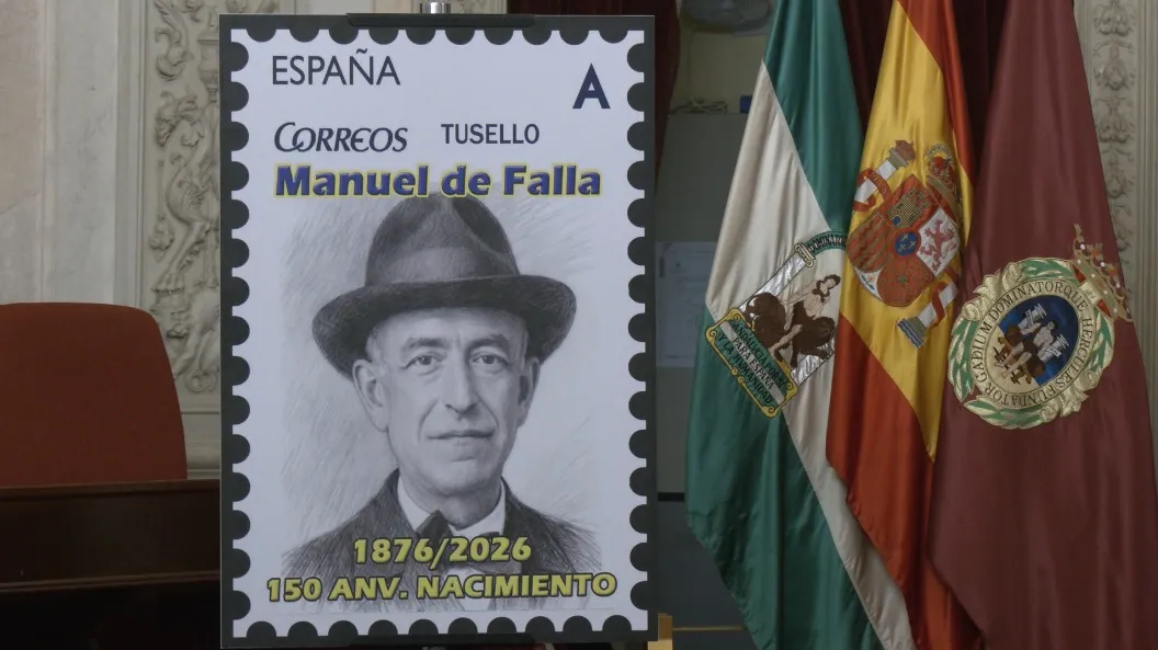El compositor Manuel de Falla tiene su sello en el 150 aniversario de su nacimiento.