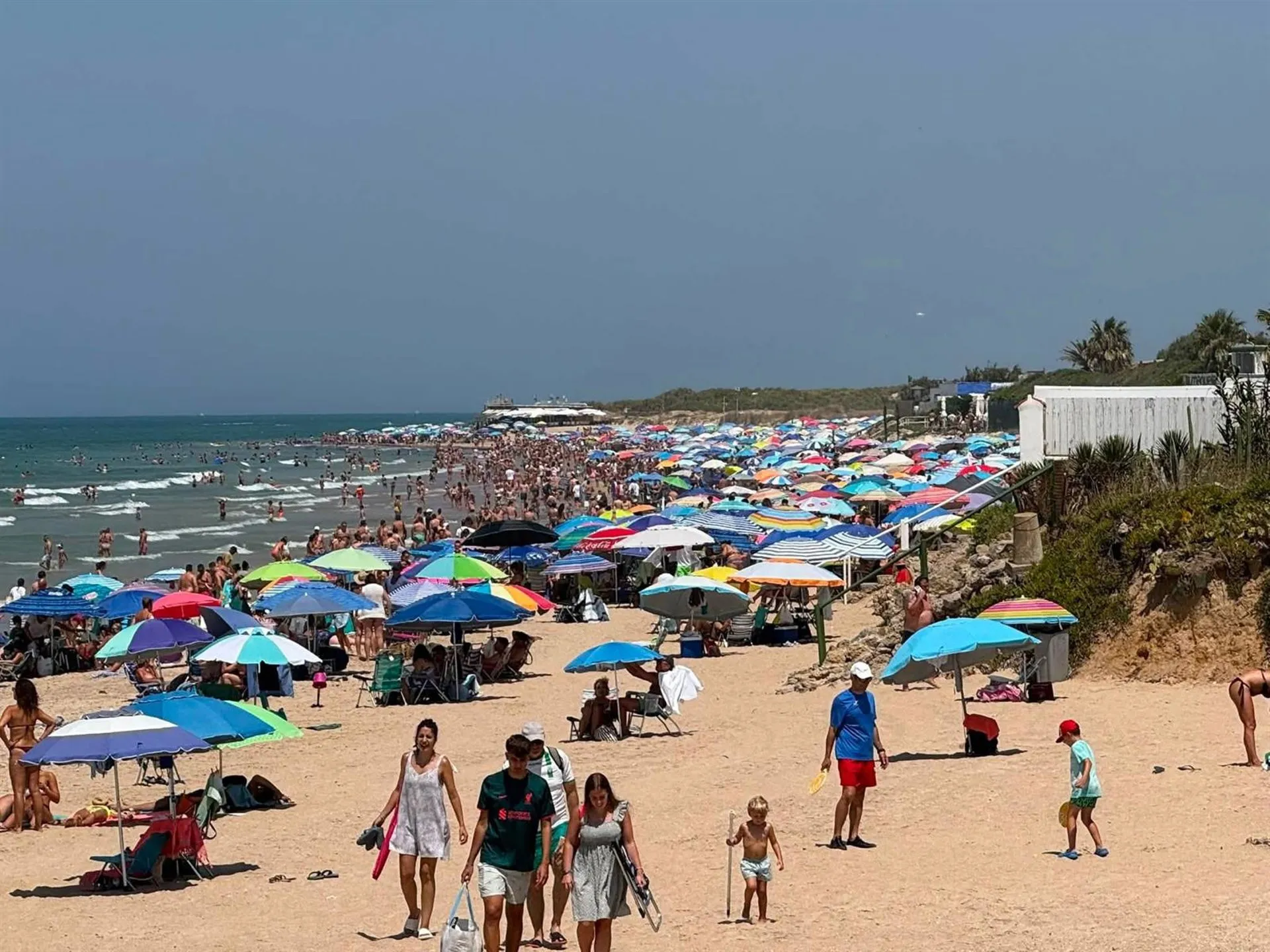 Imagen de archivo de una playa de la localidad gaditana